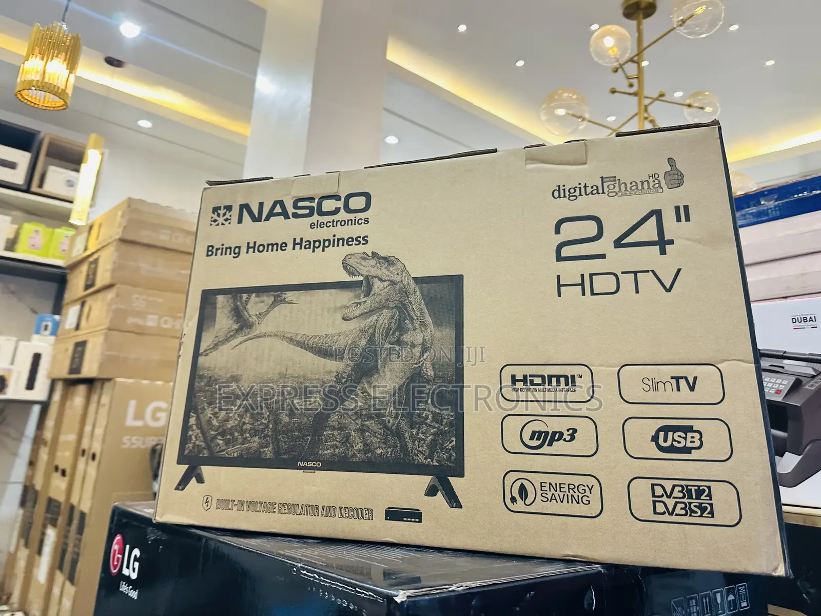 Authentic New Slim 24”Hd Satellite Digital Nasco Television