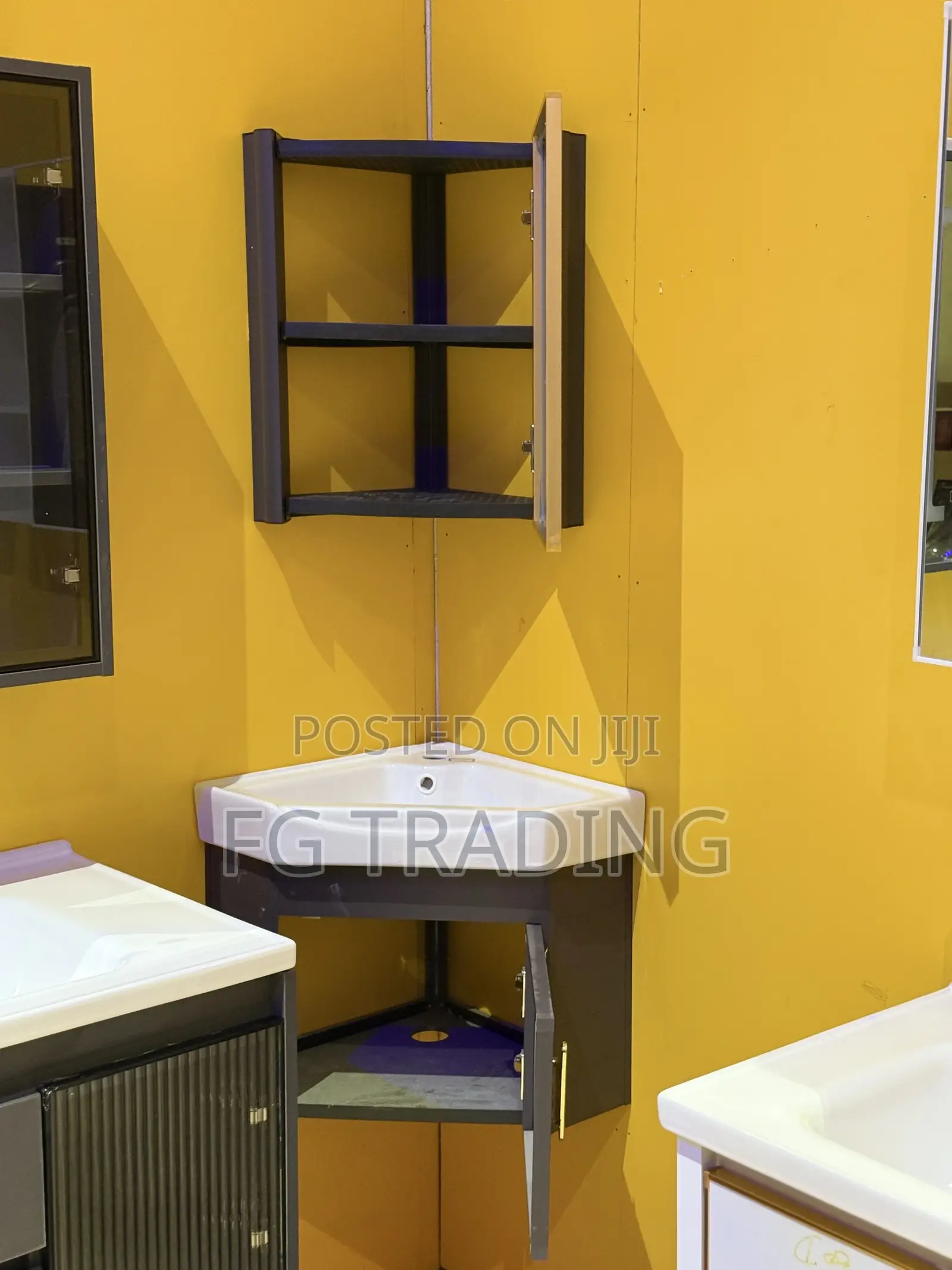 Wall Hung Basin _ Corner Cabinet Basin