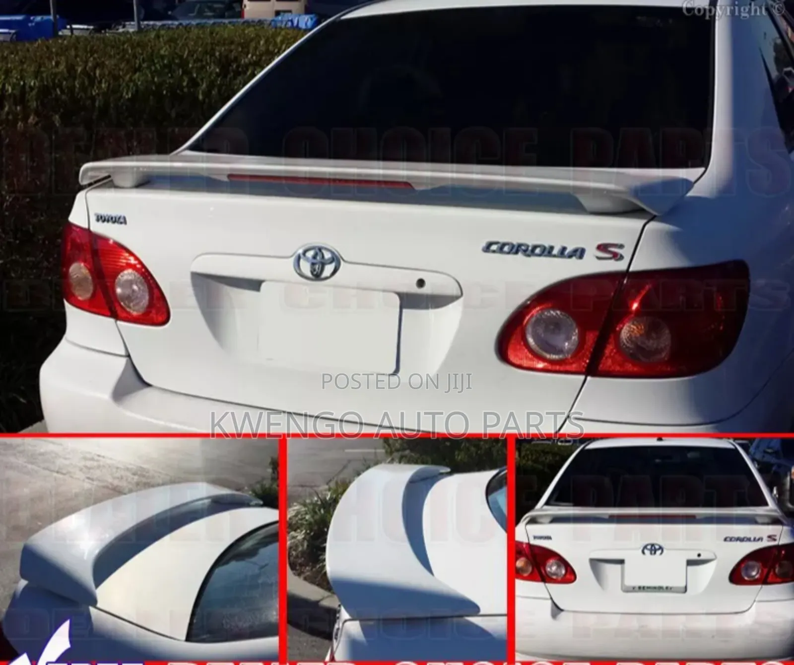 Corolla Boot Spolier