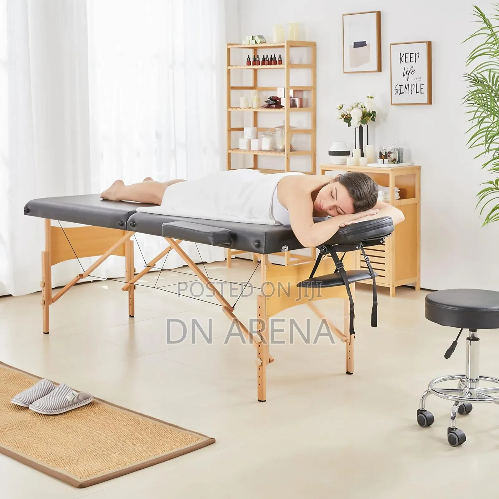 3 Section Wooden Massage / Lash Bed Foldable