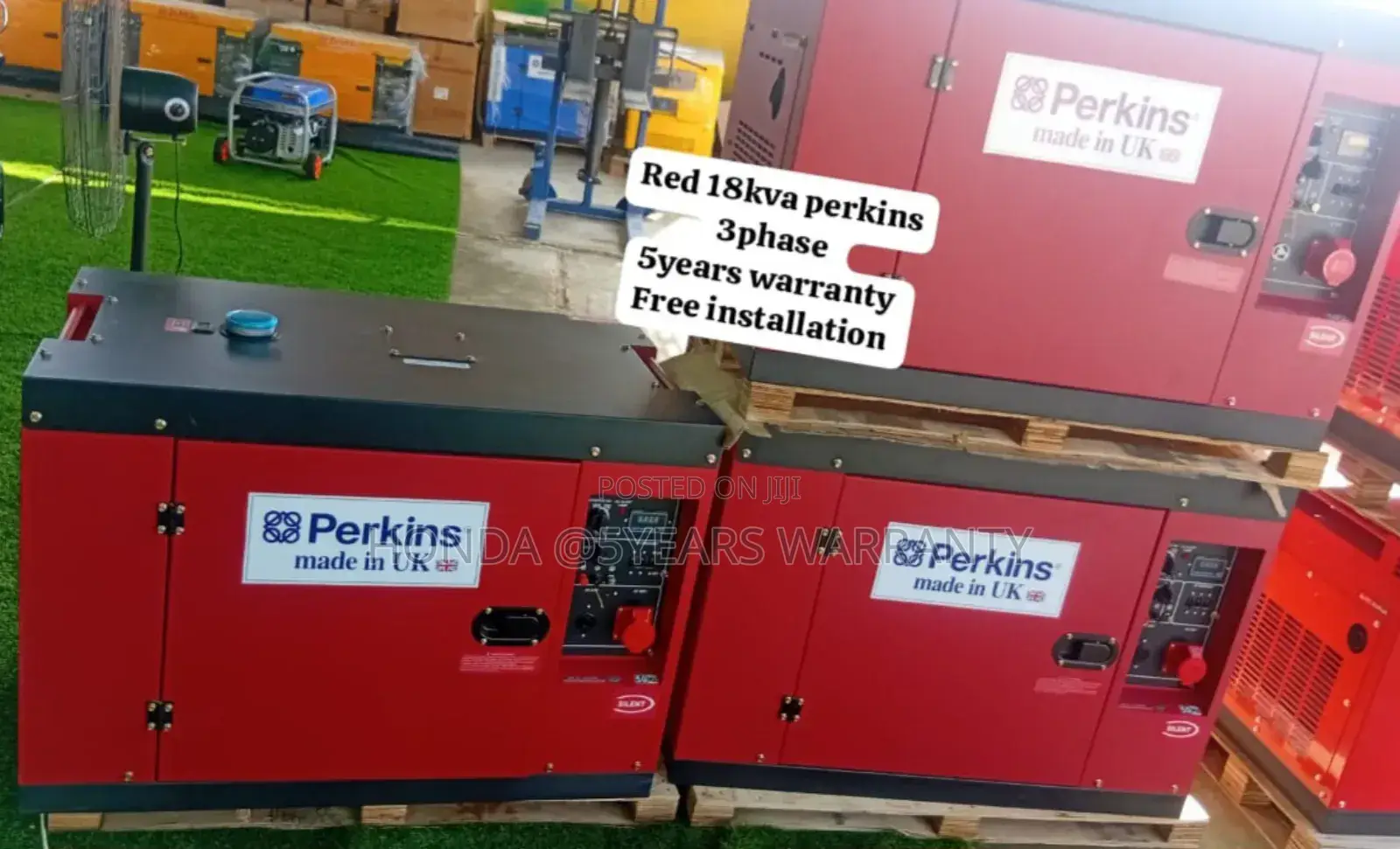 Energy for a Brighter Future Perkins 18kva 3phase Generator
