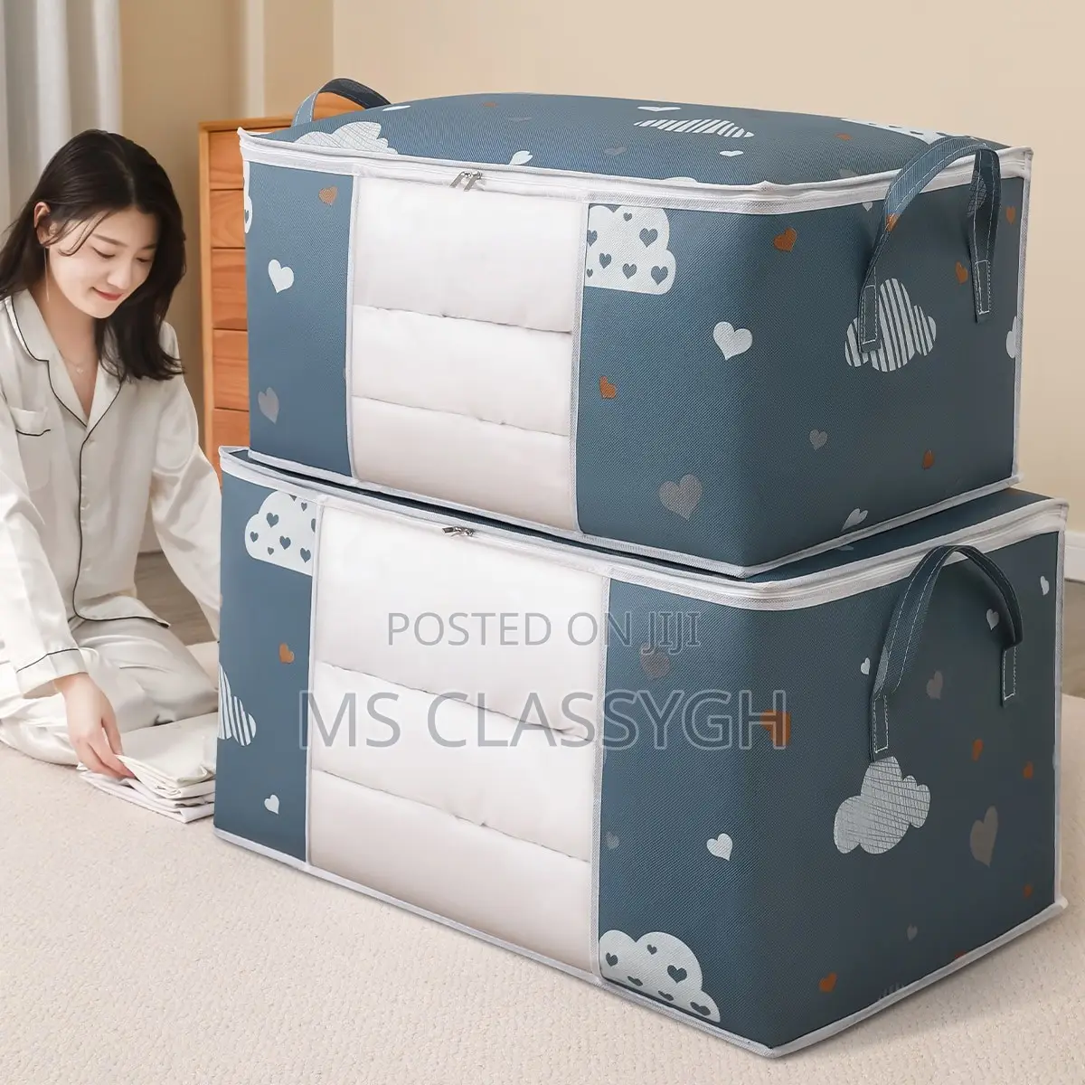 Quilt Clothes Storage Bag Moisture Dust Proof Organizer Bag