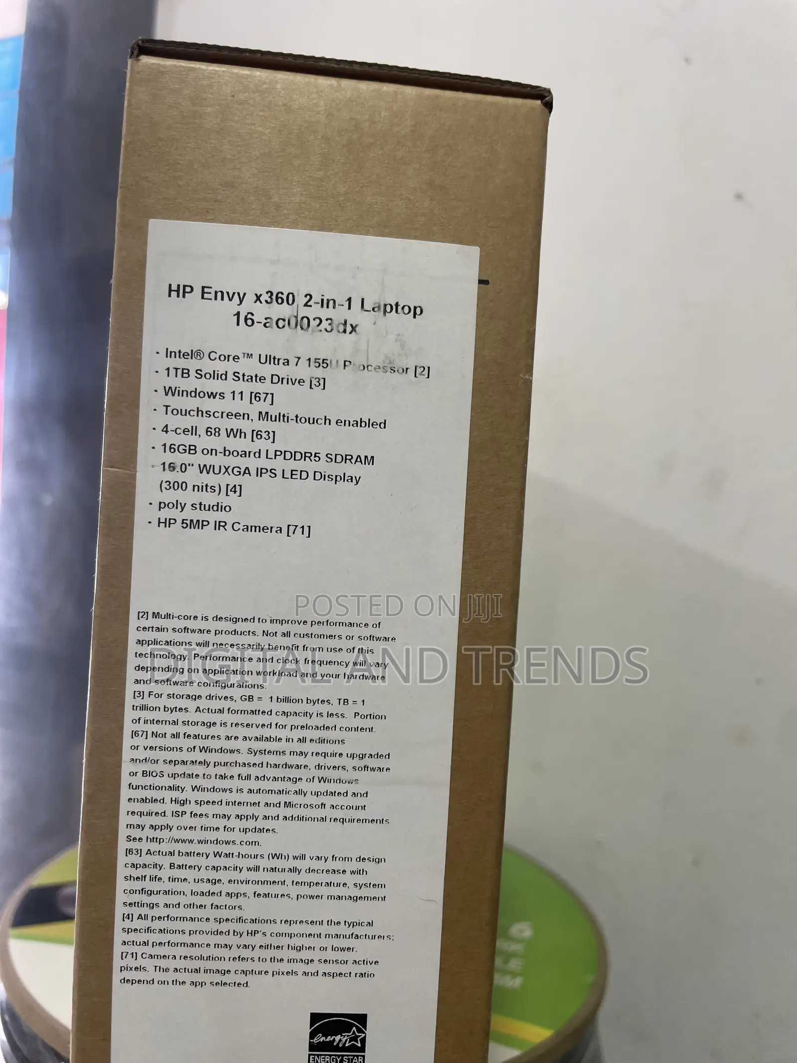New Laptop HP Envy x360 16GB Intel Core i7 SSD 1T