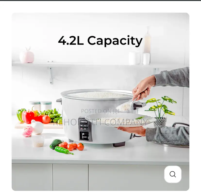 Geepas 4.2l Stainless Steel Electric Non Stick Rice Cooker