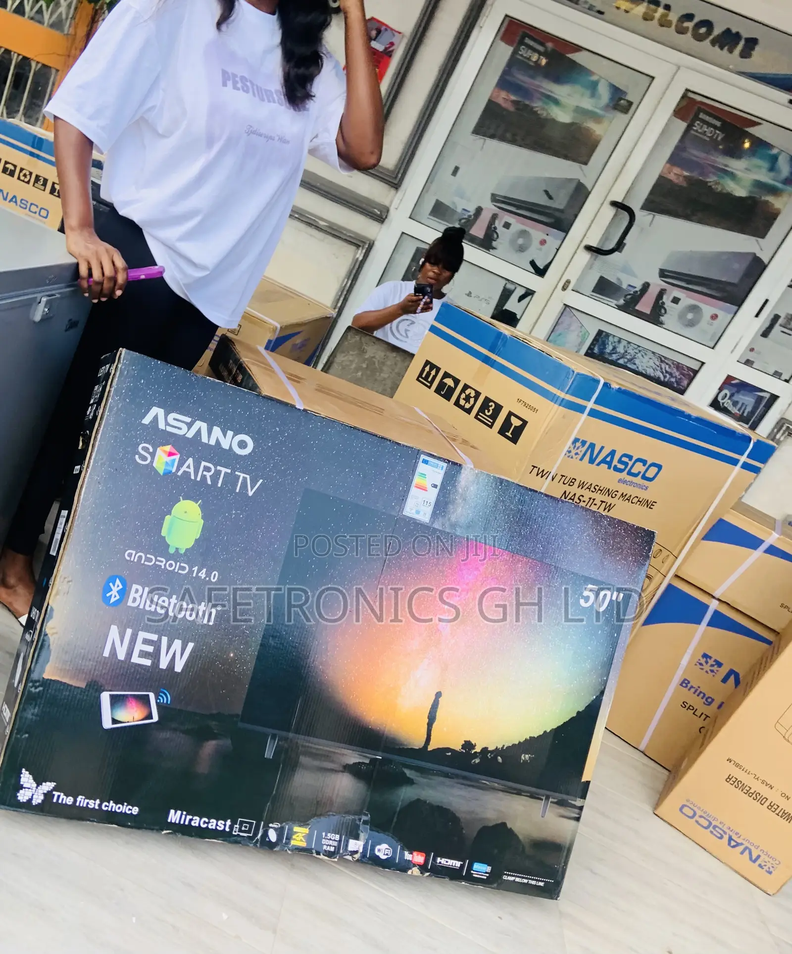 Correct Led Smart Asano Android 50 Inch Crystal Tv