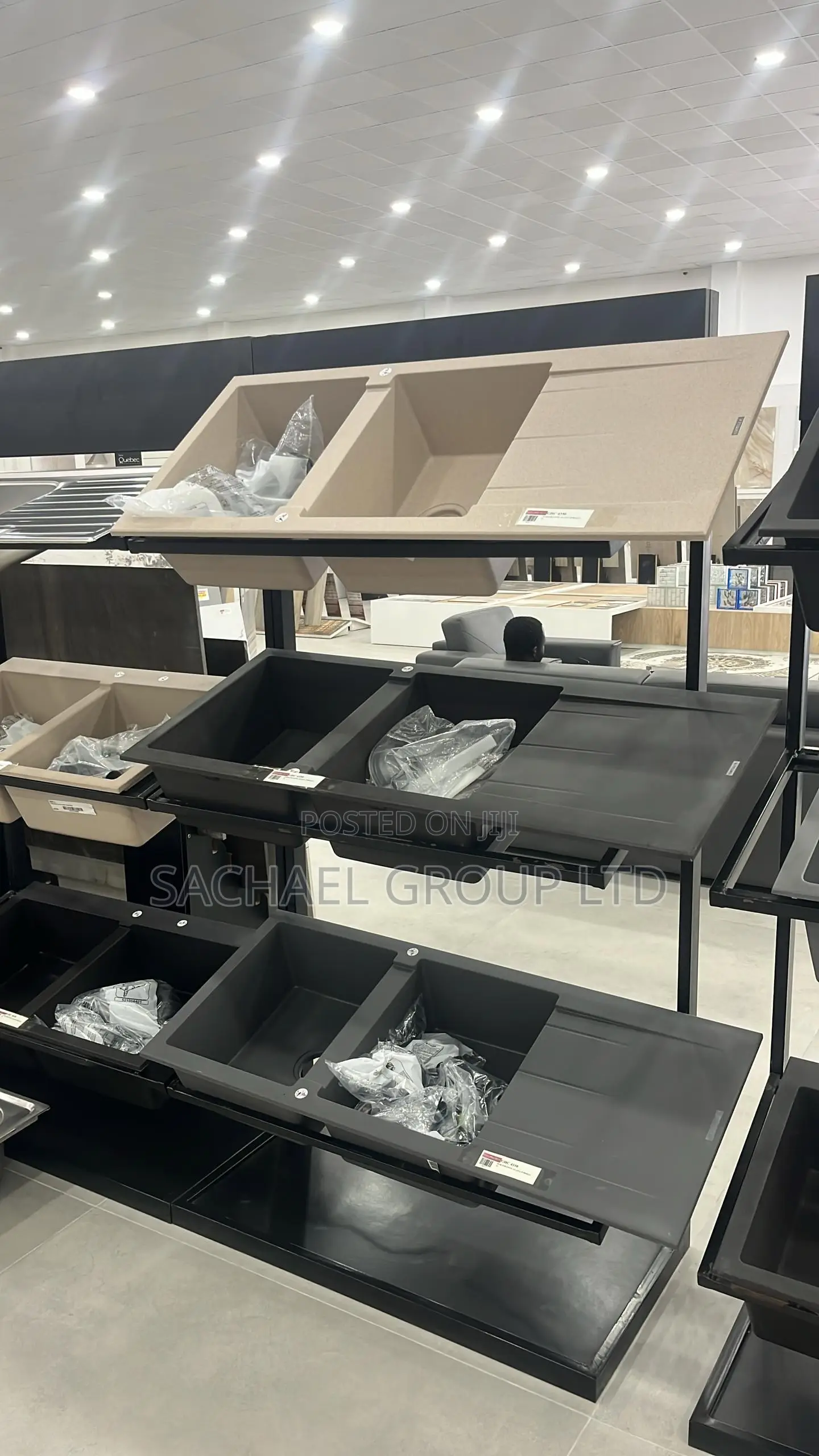 Black Double Bowl Kitchen Sink