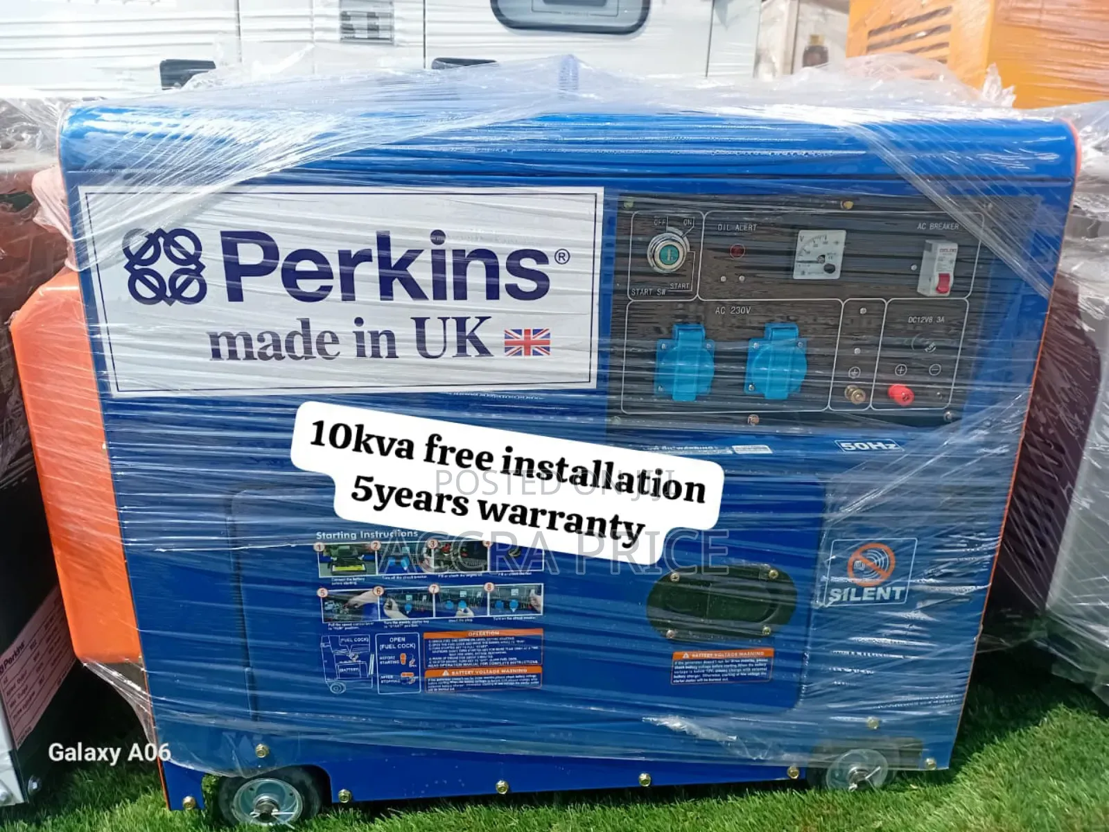 Green Energy Pro Perkins 10kva 13000watts Diesel Generator