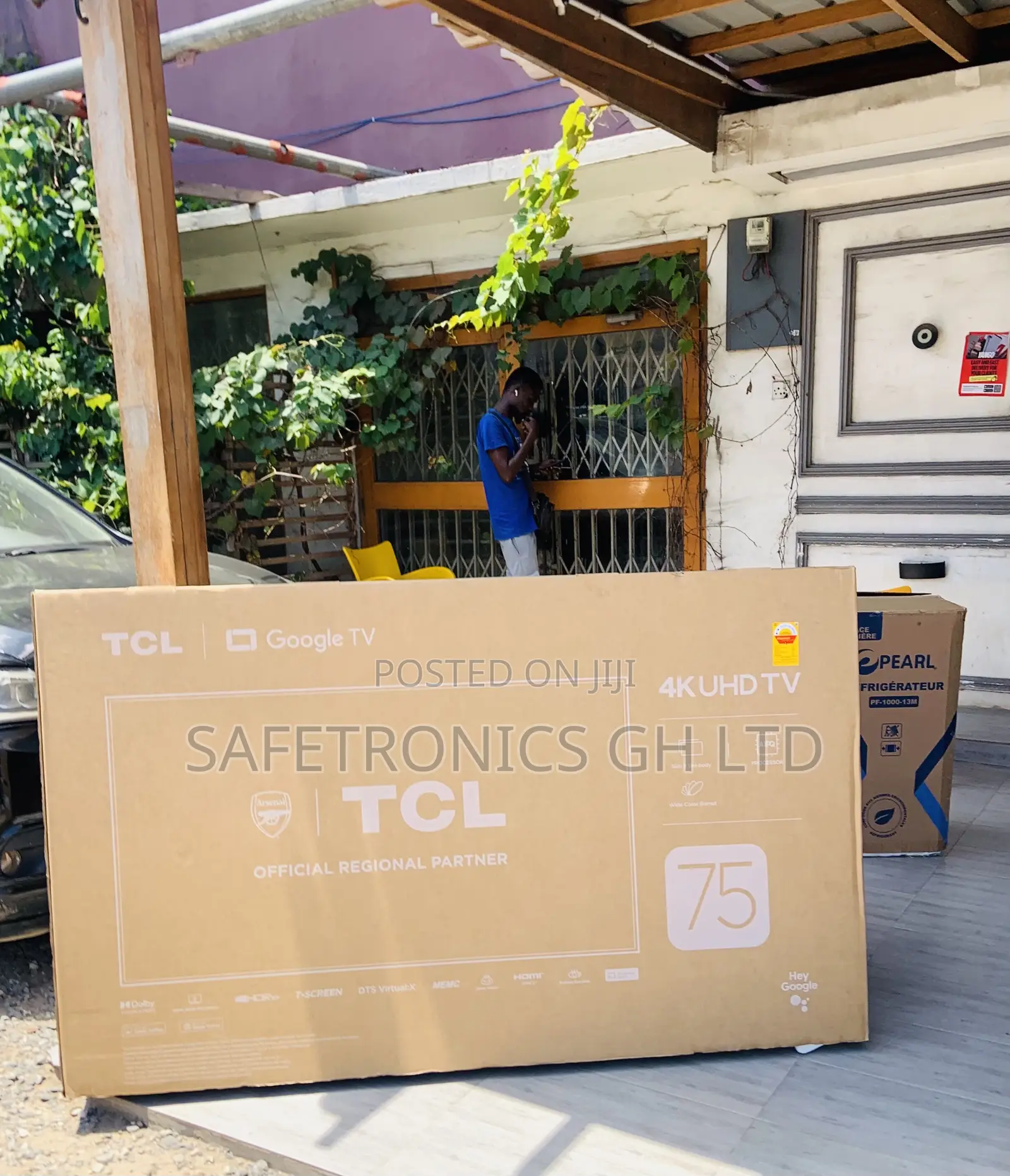 Secure Led Smart 75 Inch Crystal Android TCL P755 Tv