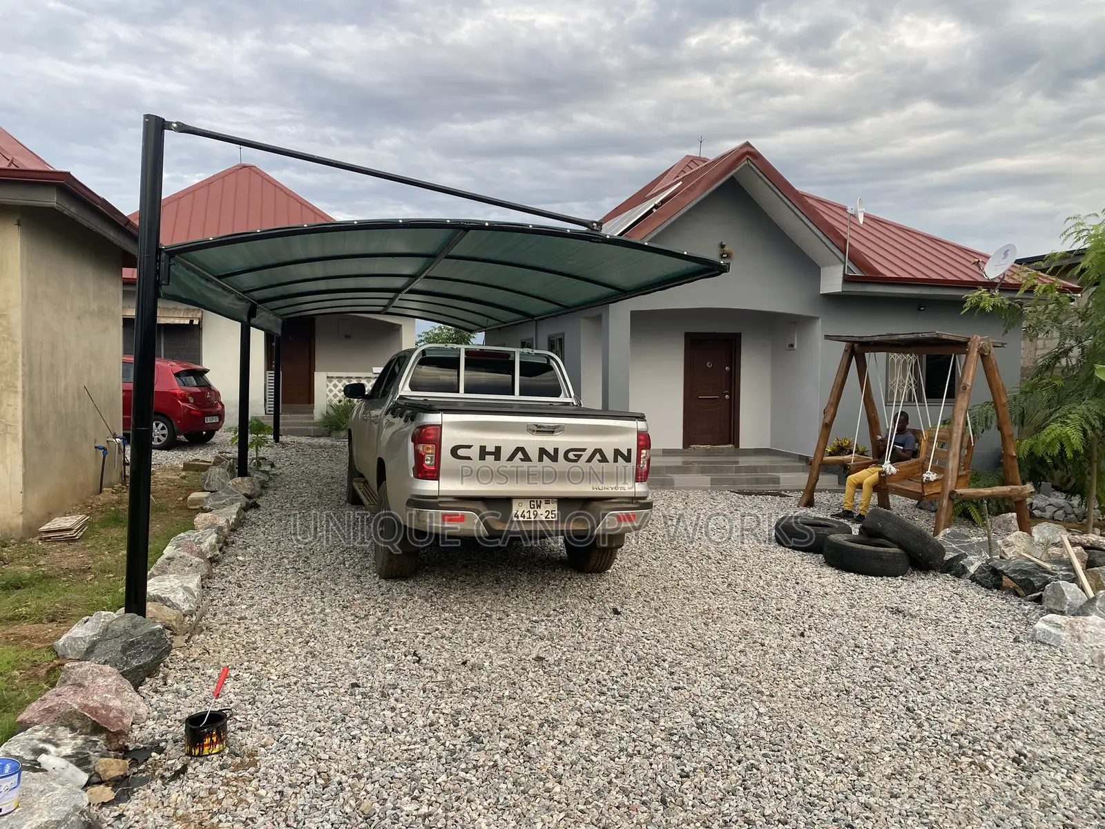 Side Horizontal Carports