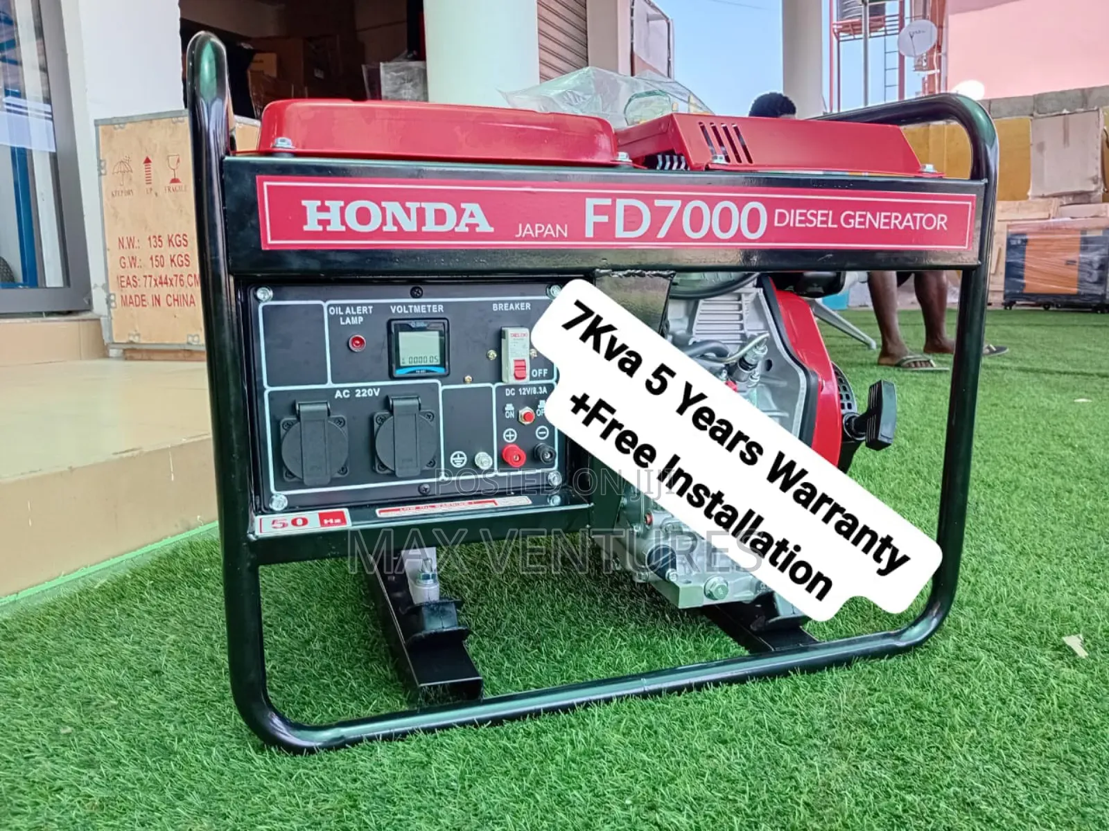 Newly Arrived Honda 7kva 7000watts Diesel Powered Generator