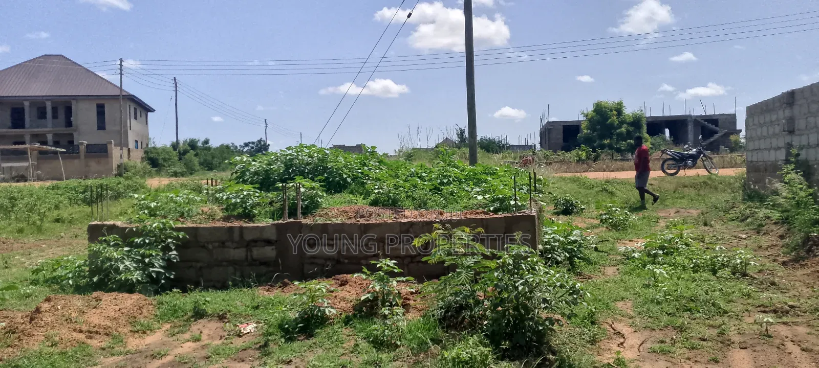 Half Plot for Sale Amasaman Domeabra for Stores