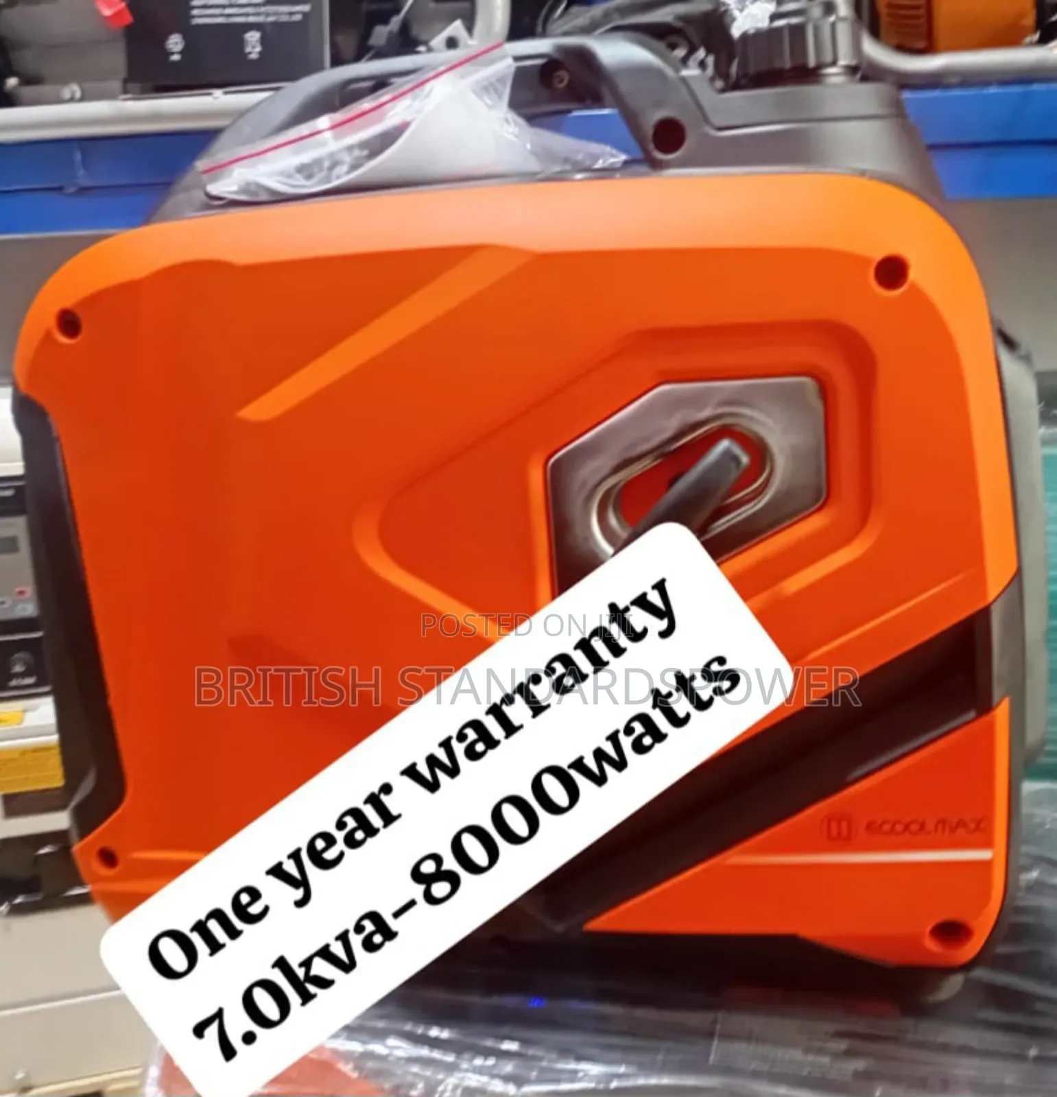 Lasting Results 7.0kva Petrol Generator Set