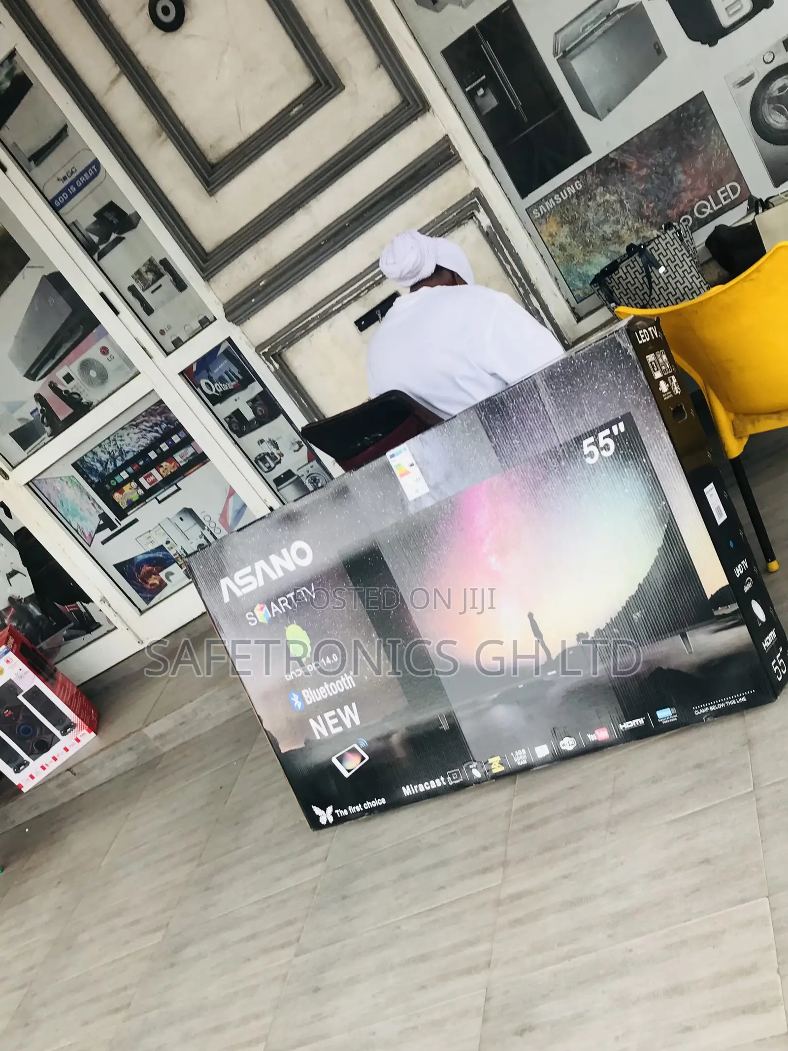 Adorable 55 Inch Smart Led Asano Uhd Crystal Tv