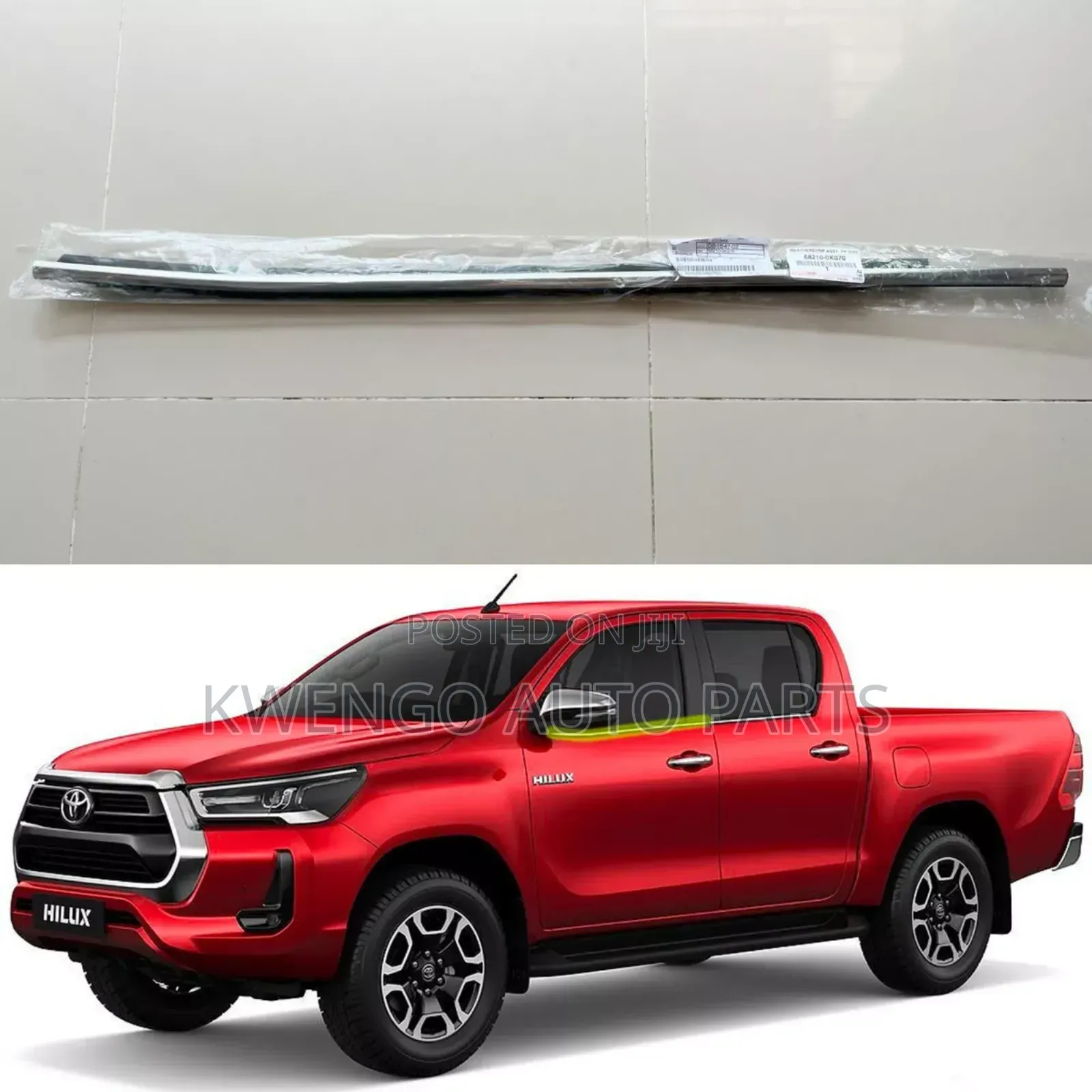 Toyota Hilux Window Glass Strip/Door Mouth Strip (4 Set)