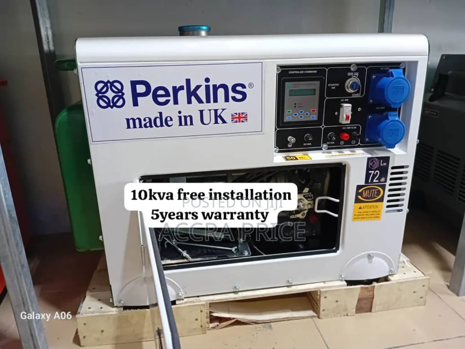 Crown Tap Perkins 10kva Diesel 13000watts Diesel Silent