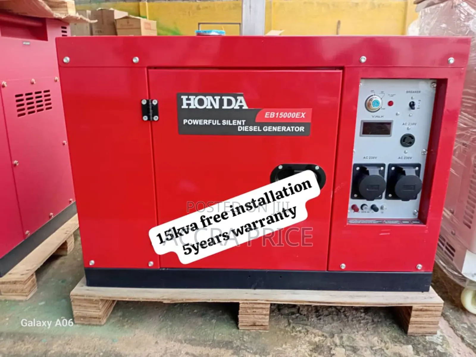 Zenith Relay Honda 15kva Diesel Generator 15kva Diesel
