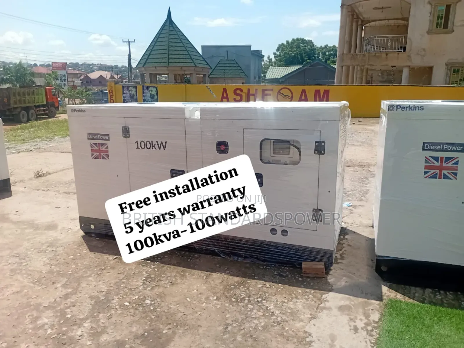 Wireless Engine Activation 100kva Silent Diesel Generator