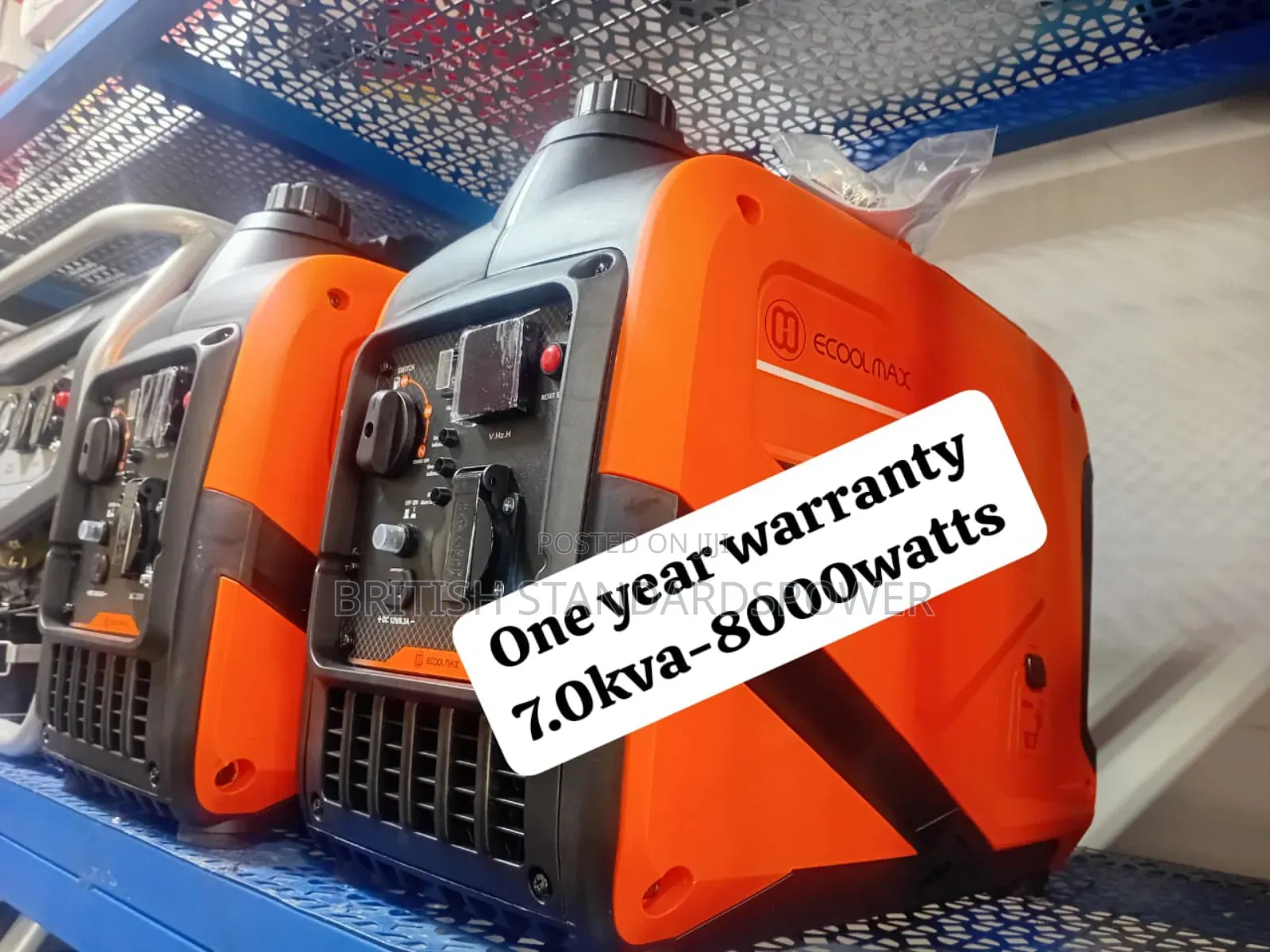 7.0kva Petrol Silent Generator Set for Businesses
