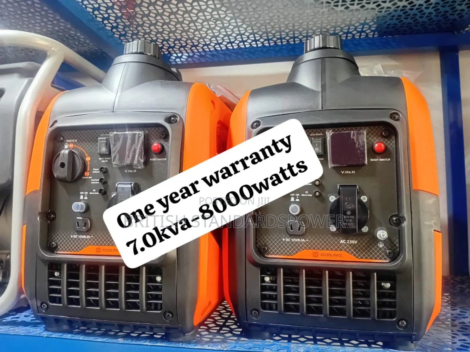 On the Go Power 7.0kva Petrol Generator