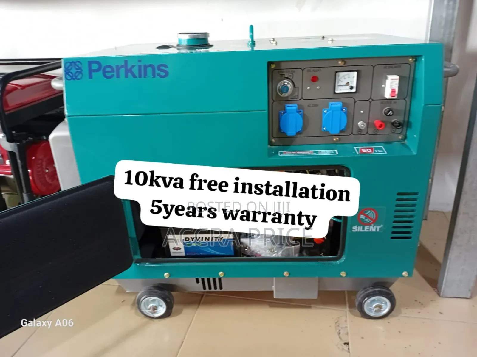 Power Amp Perkins 10kva 13000watts Diesel Generator 10kva