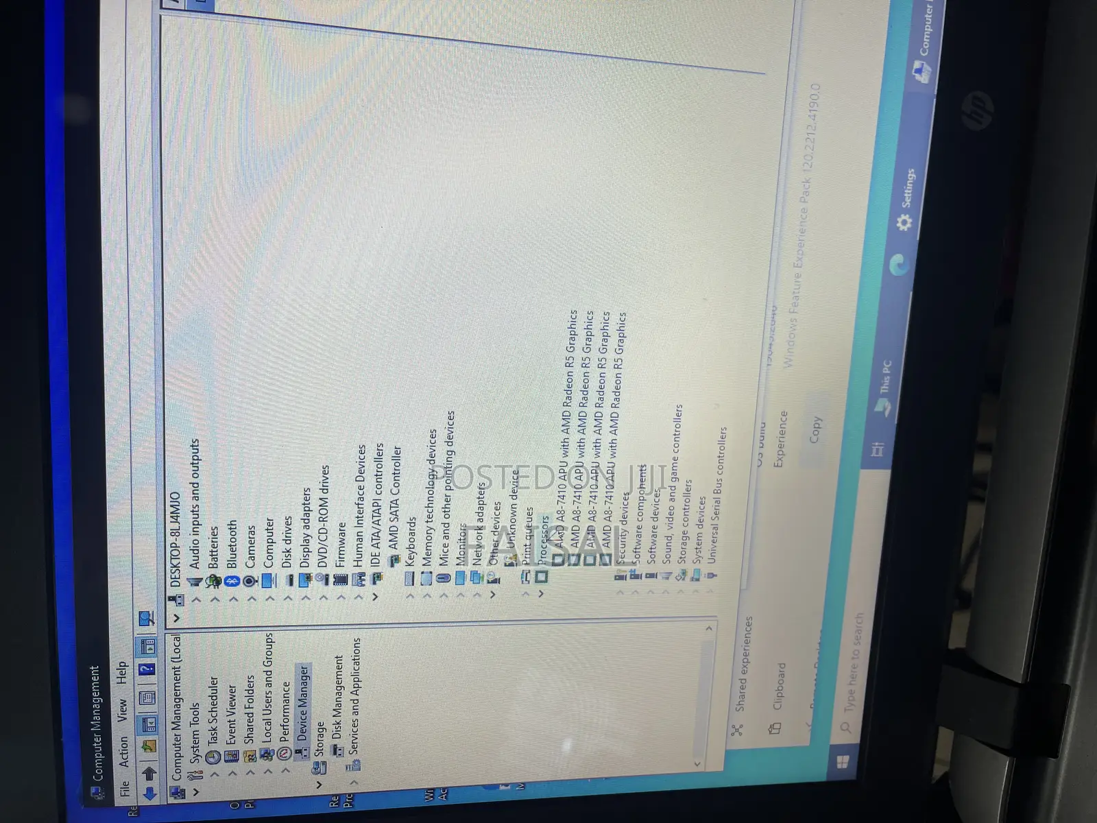 Laptop HP Pavilion 17 8GB AMD A8 HDD 1T