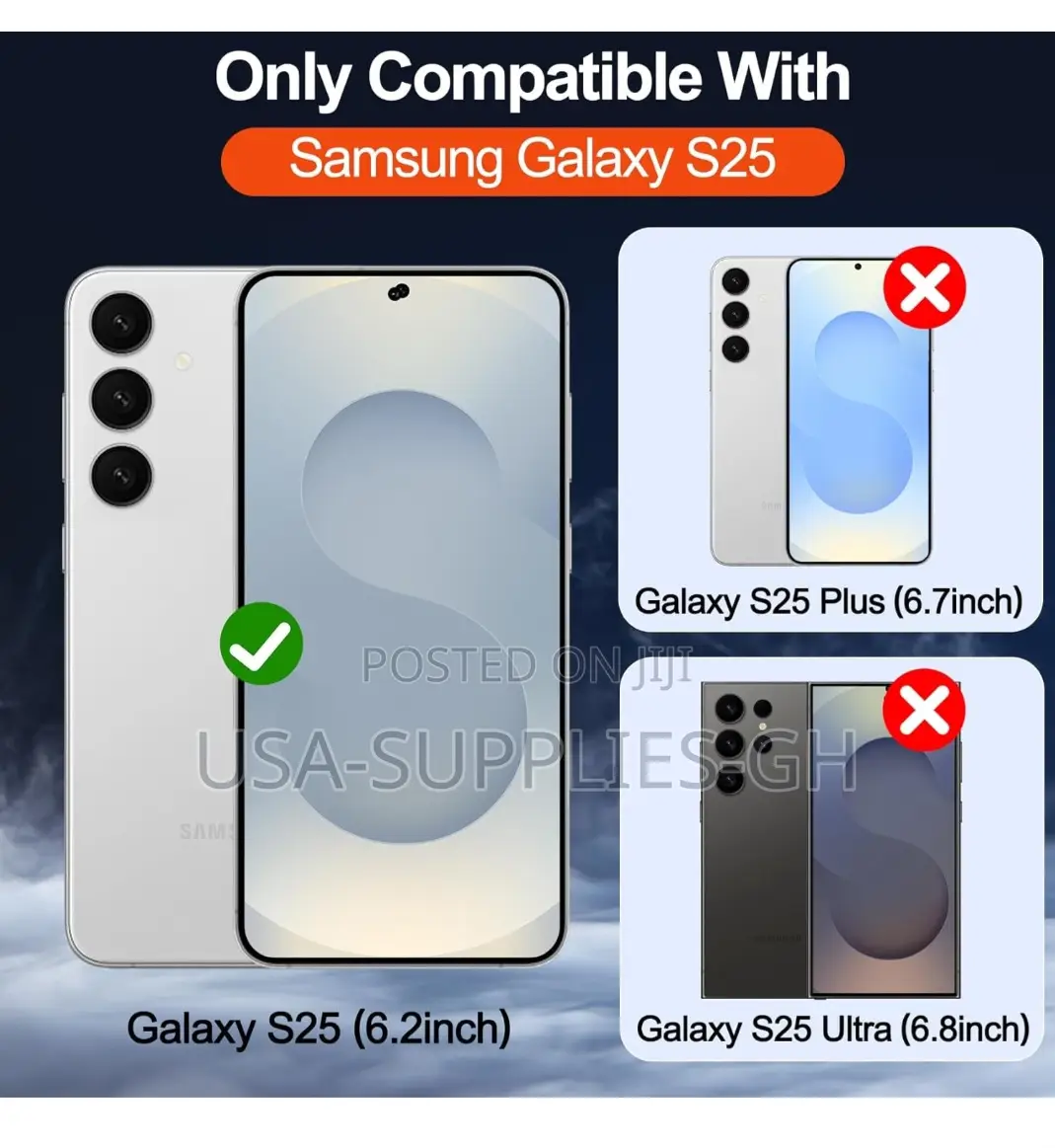 Phone Case for Samsung Galaxy S25 With Screen Protector