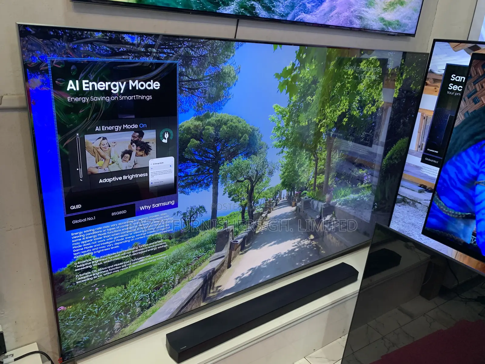 Samsung 2024/25 Q80d Smart 85 Inche Qled Plus Hdr+ 120 Hz Tv