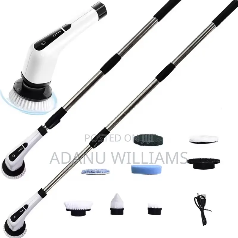 7in1 Electric Spin Scrubber ( 7 Replacement Brush Heads )