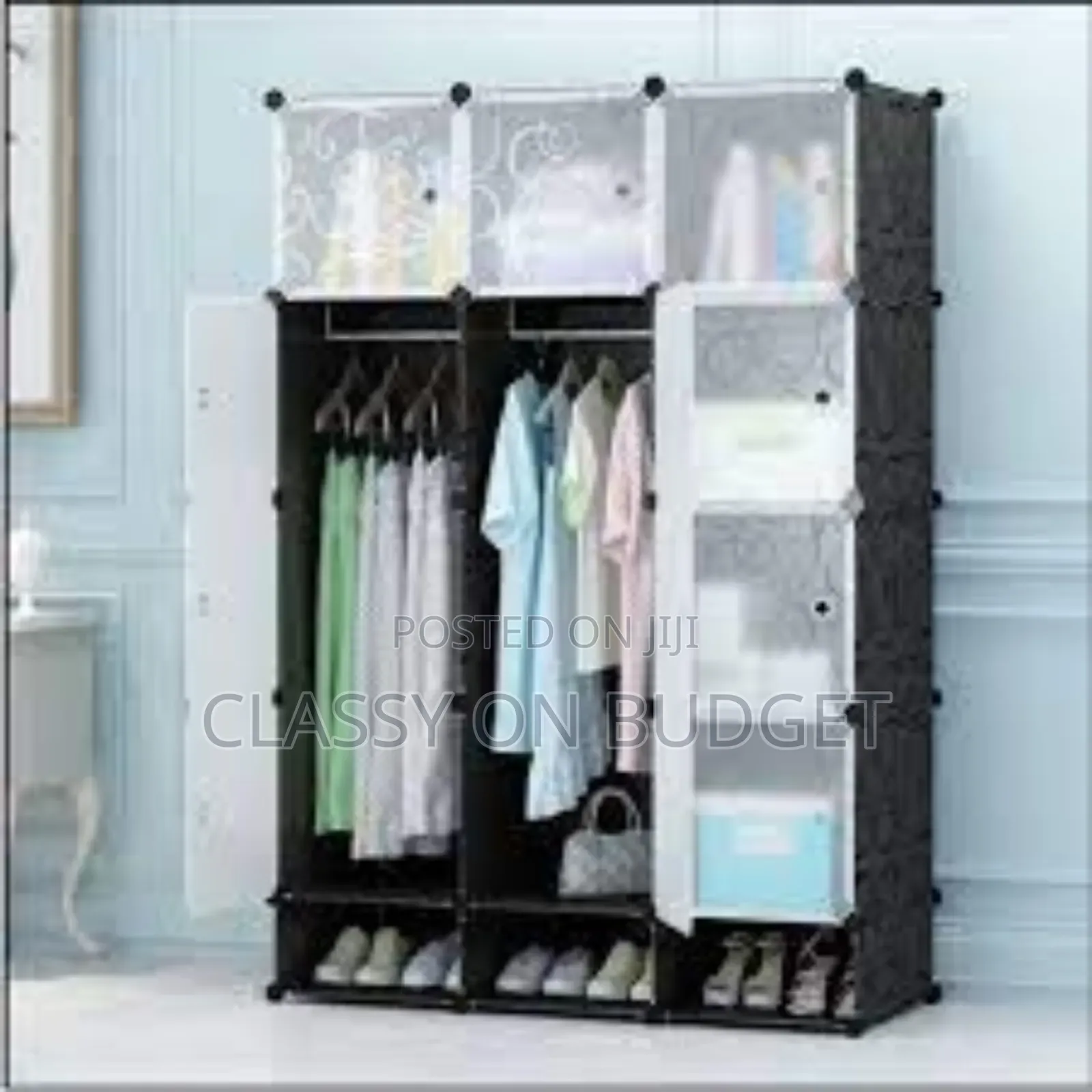 12 Cubes Plastic Wardrobe
