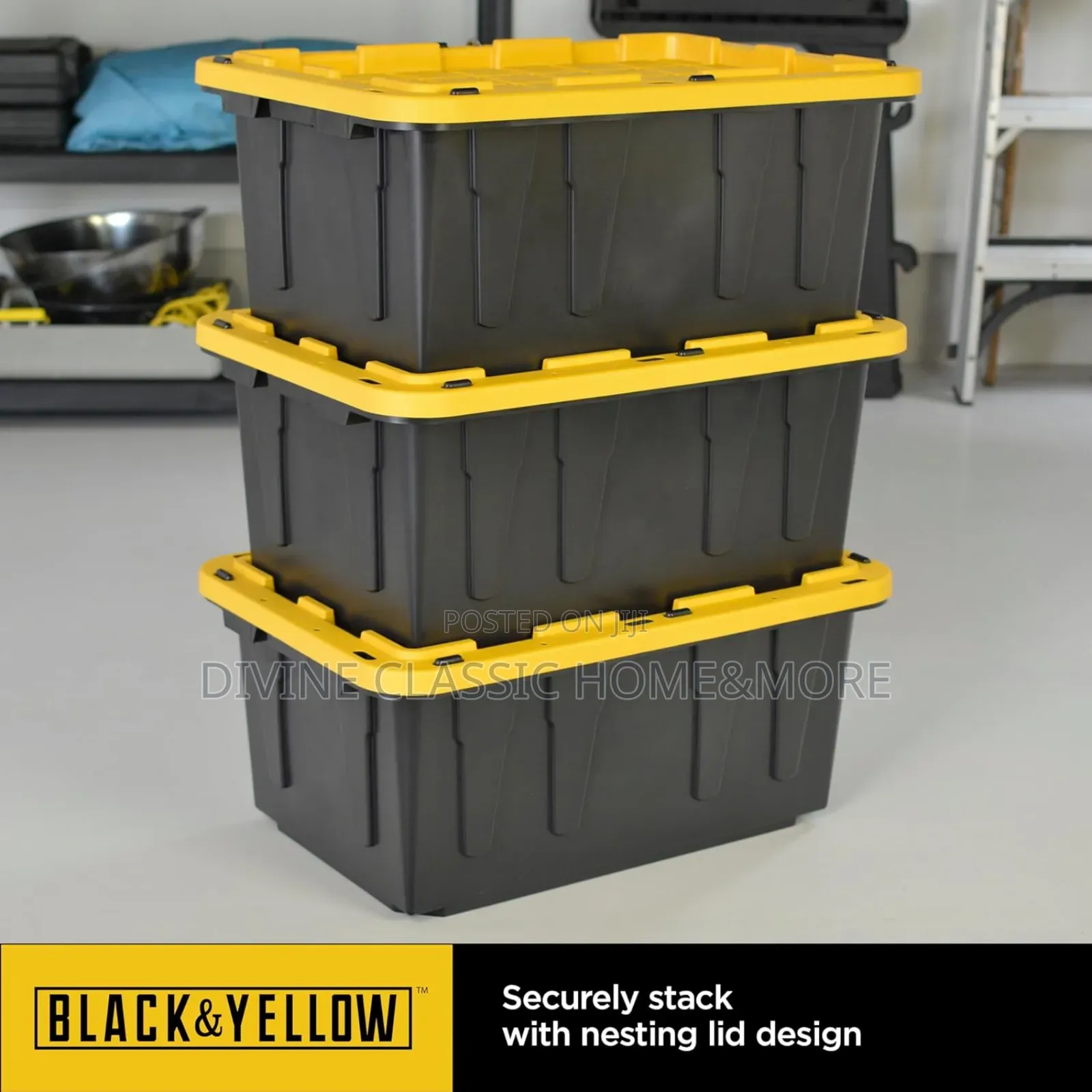 Berkley Jensen 27-Gallon Storage Tote/Storage Box(Usa)