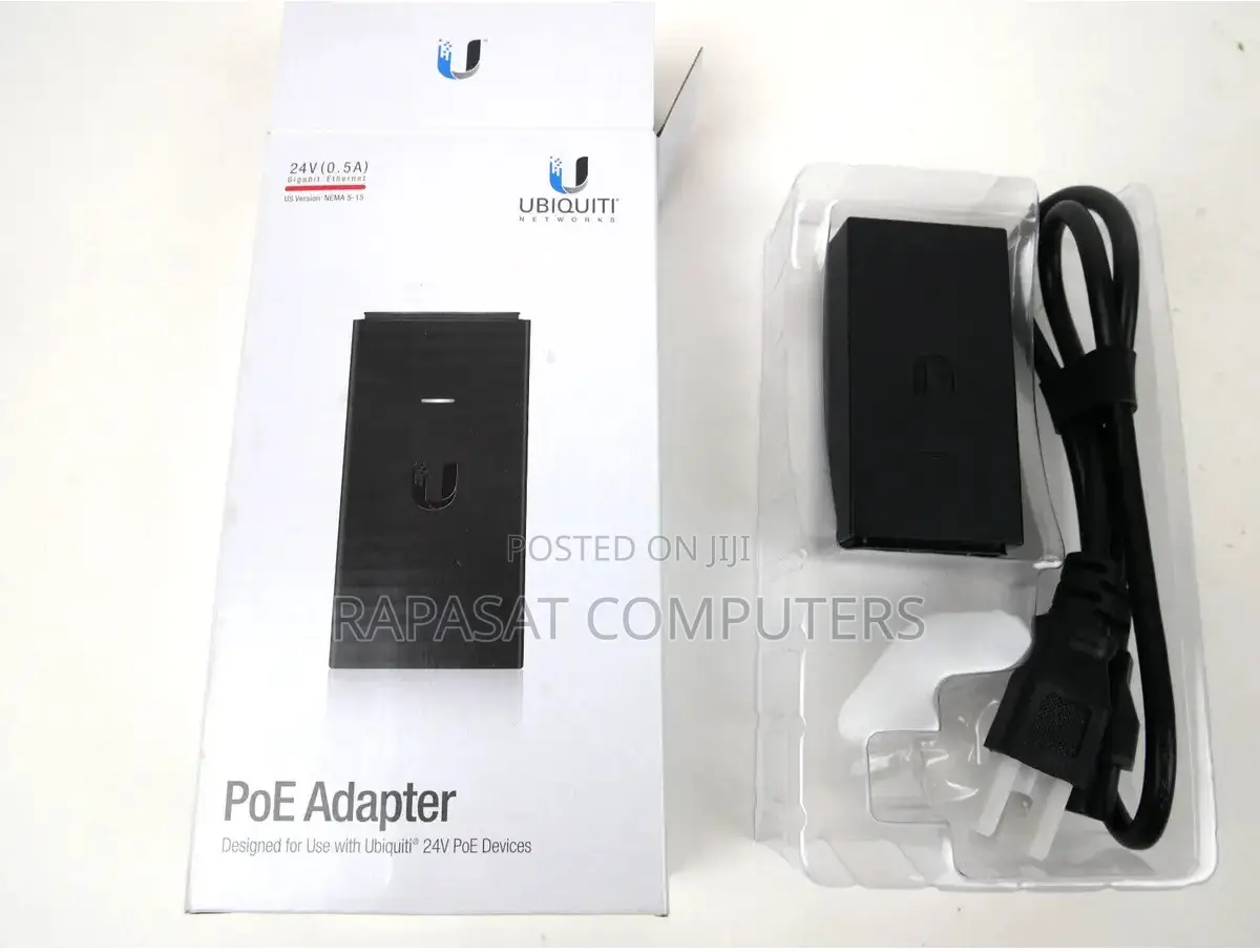 Ubiquiti 24v(0.5a) Gigabit Poe Original Adapter