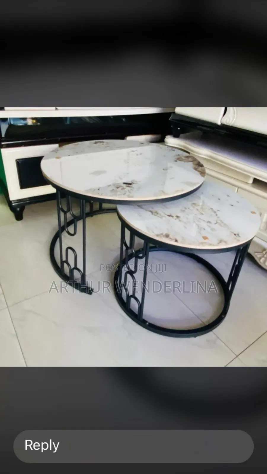 2 in 1 Round Shape Center Table
