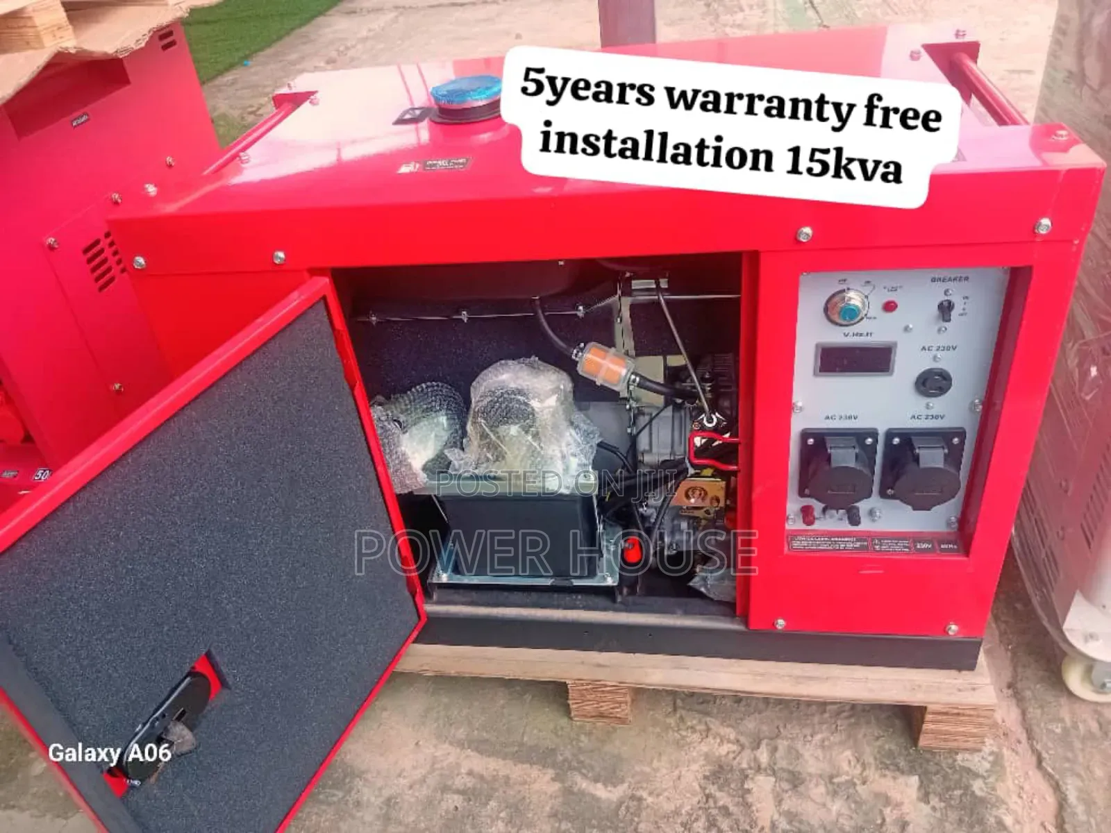 Panel Spectrum Pro Honda Diesel Engine 15kva 16500watts 15kv
