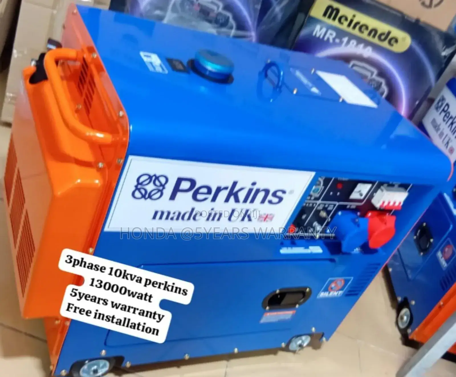 Clean Energy Matters Perkins 10kva 3phase Generator 10kva
