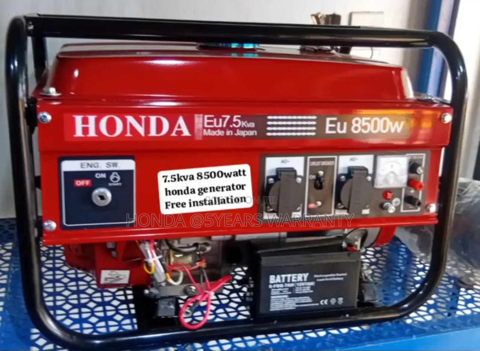 Hot Honda Generator 7.5kva 8500watt Made in Japan 7.5kva