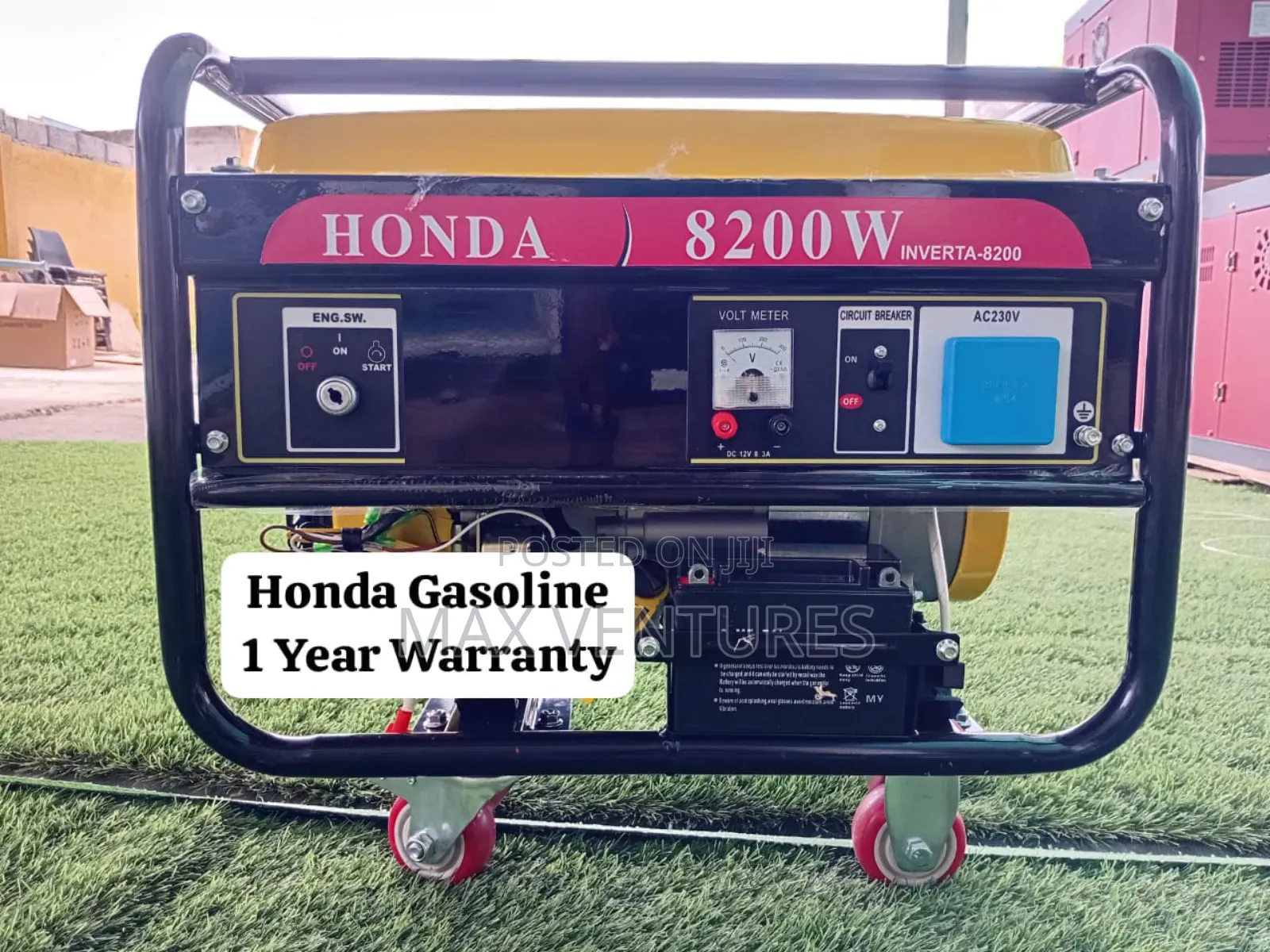 Honda 7.2kva Gasoline Inverter 230v Emergency Power Backup