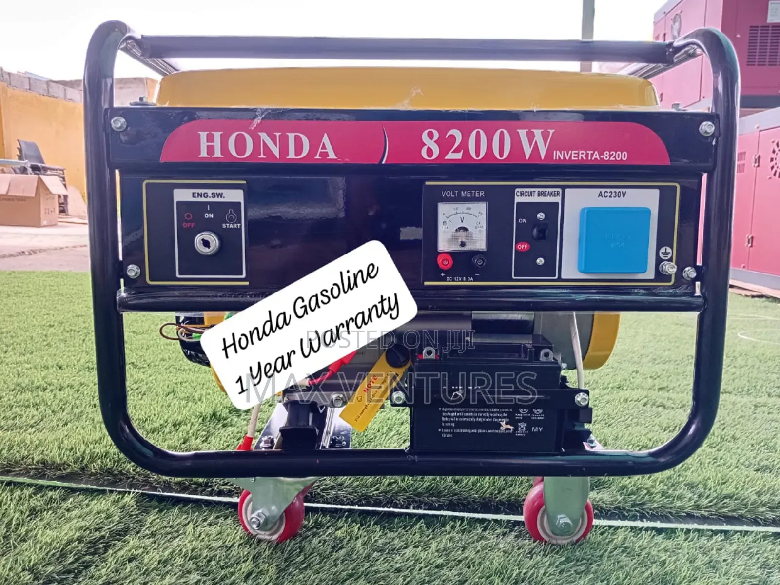 Honda 7.2kva Gasoline Emergency Power Backup Generator Japan