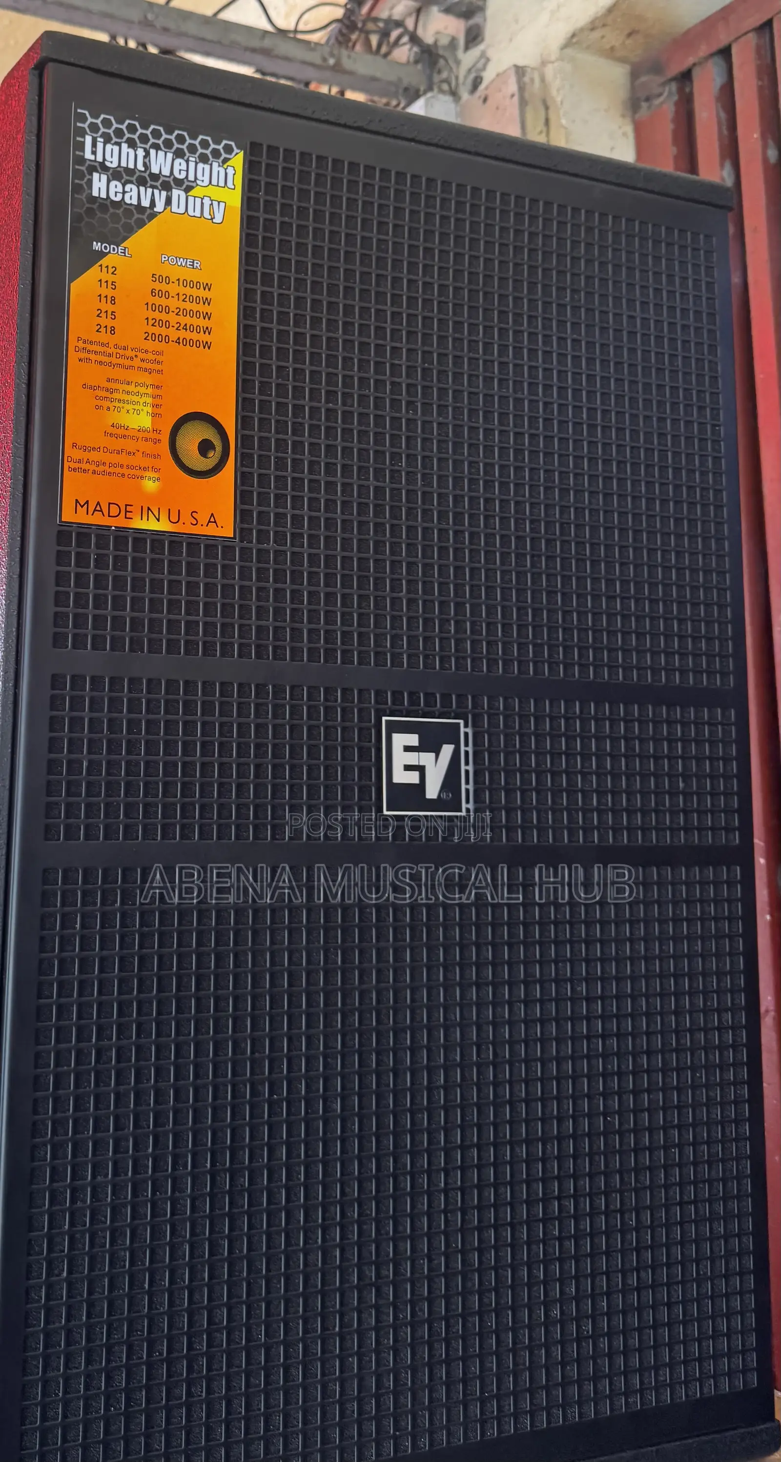 Ev Short Range Speaker