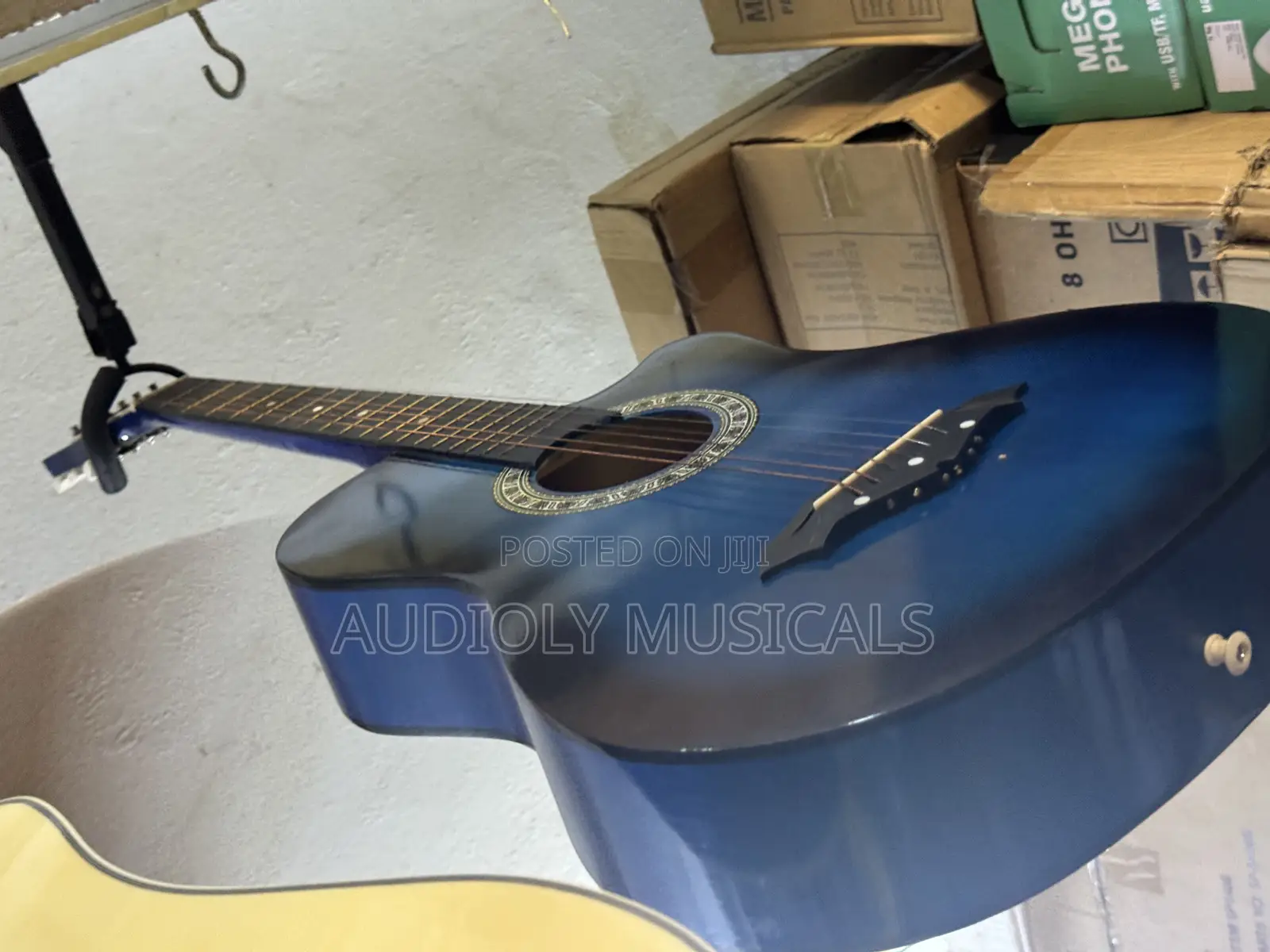 Acoustic Guitar Blue