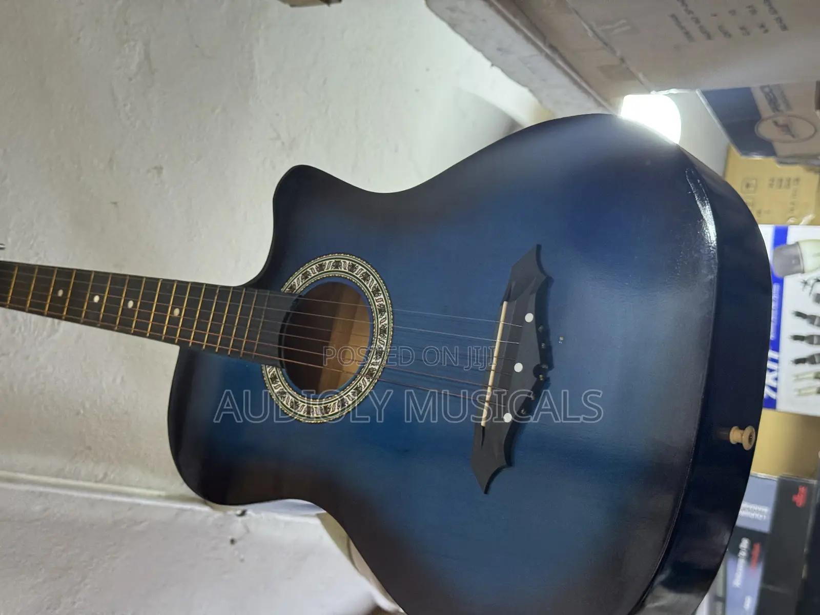 Acoustic Guitar Blue