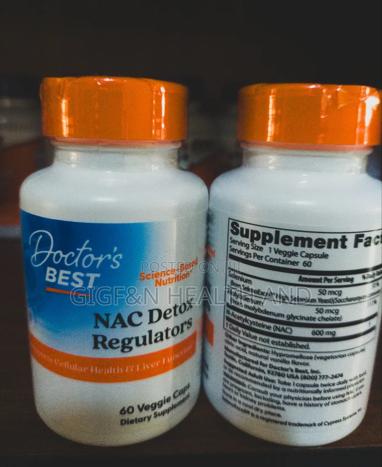 Doctor's Best Nac Liver Detox (2027 Expiry)