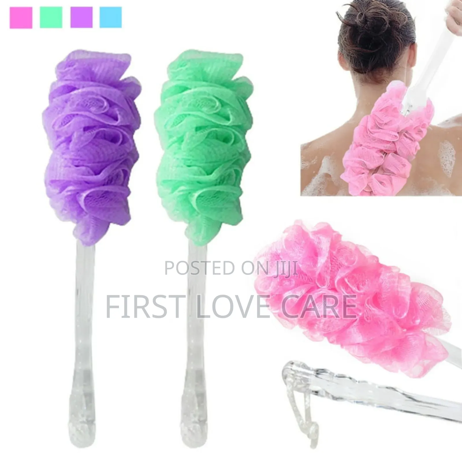 Long Hand Back Scrubber