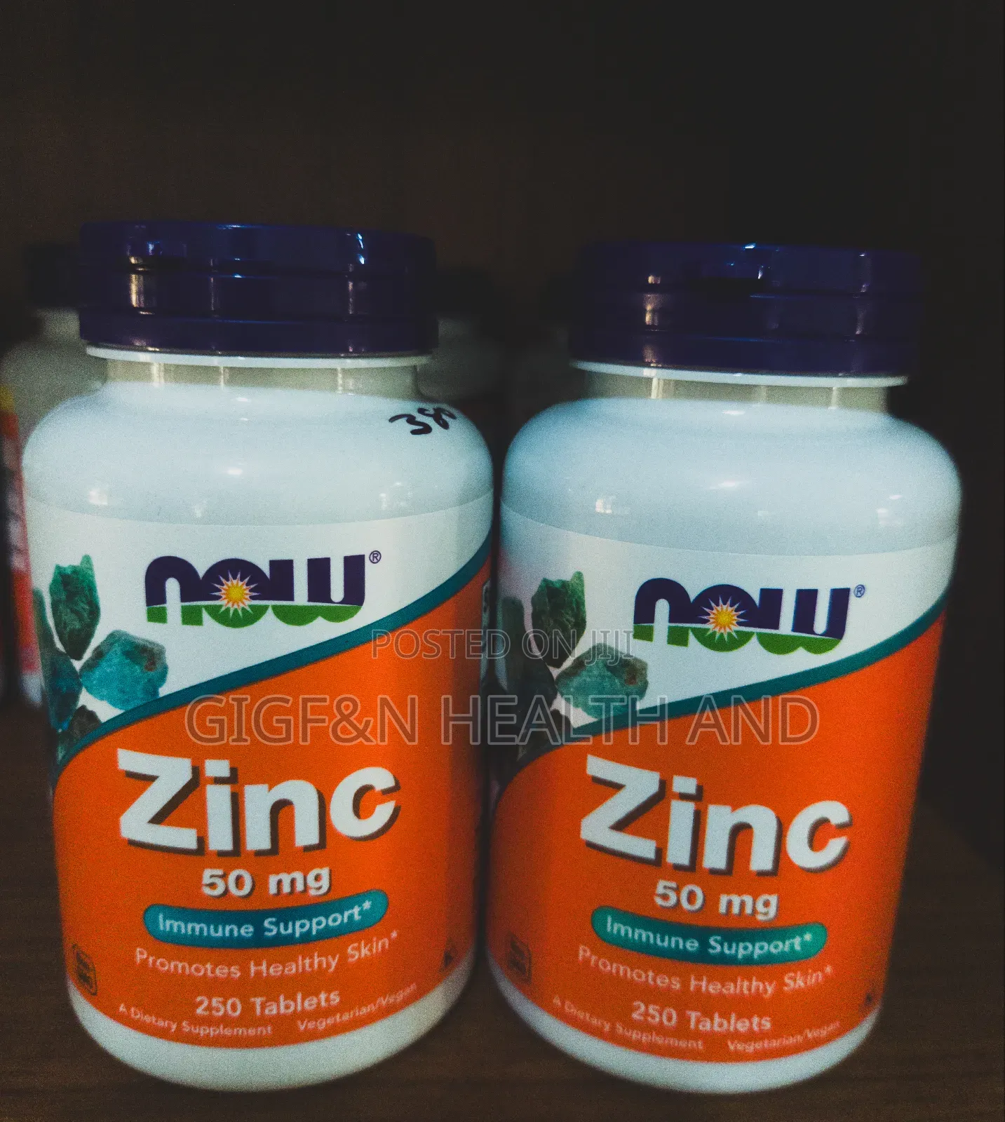 Now Zinc Immunity Support 50mg/250 Tablets (2029 Expiry)