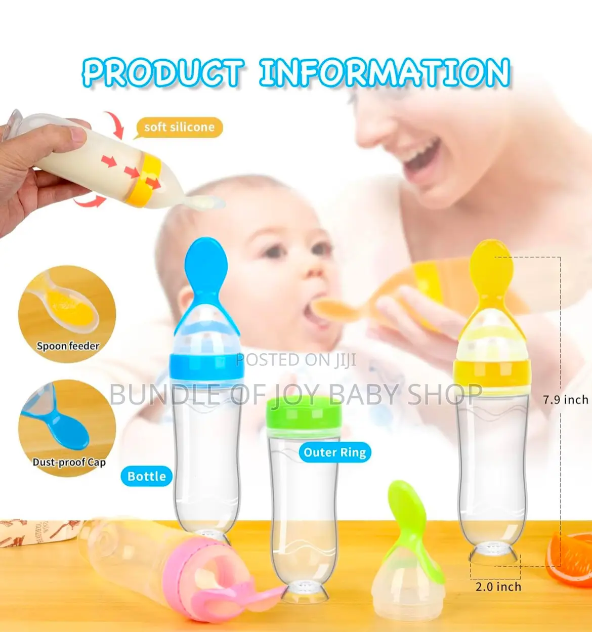Silicon Baby Feeding Spoon
