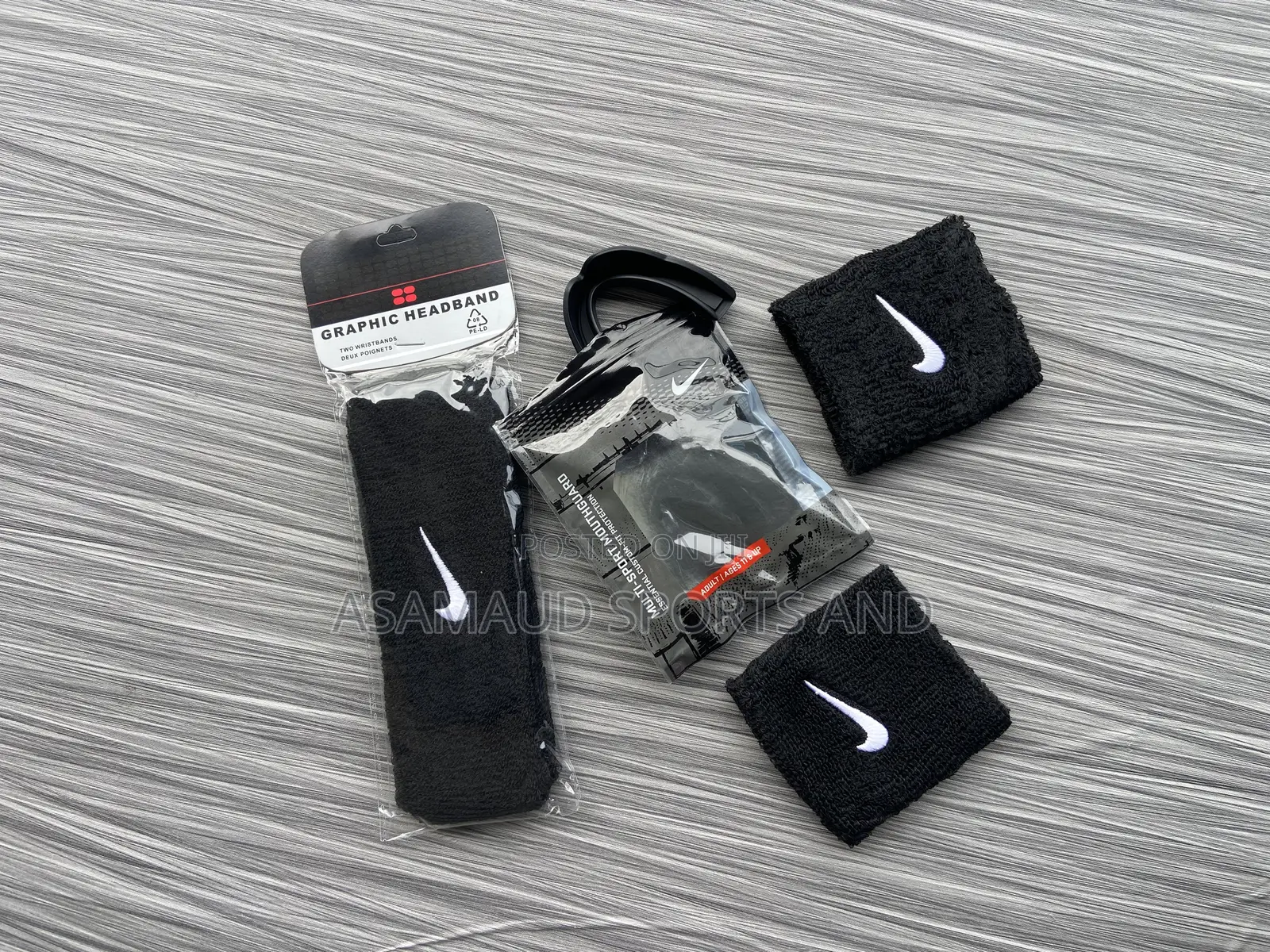 Original Mouth Guard, Headband And Wrist Band Available