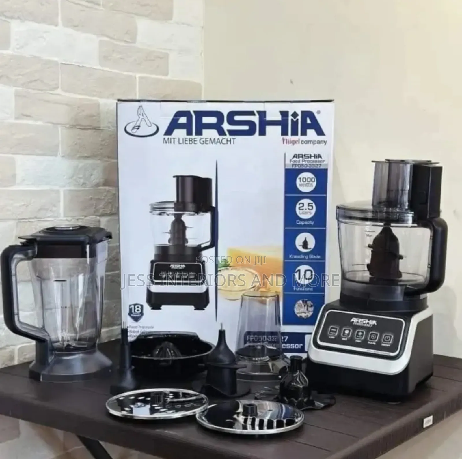 Arshia 10-in-1 Food Processor