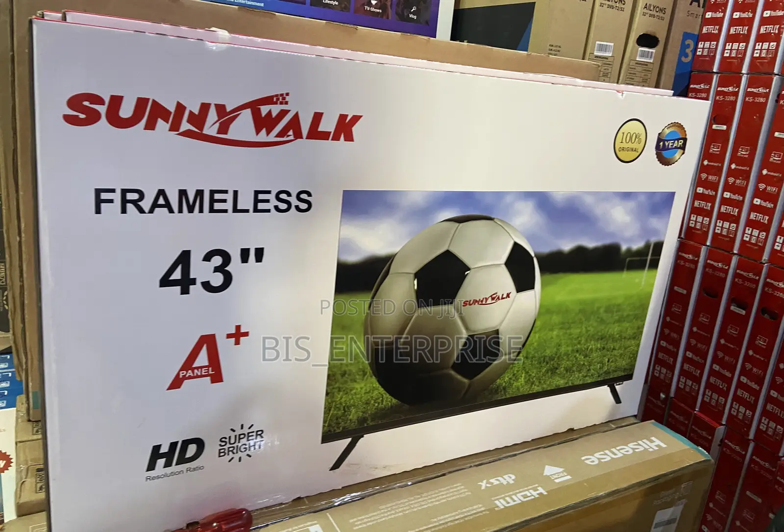 Sunny Walk 43” Frameless Digital Satellites