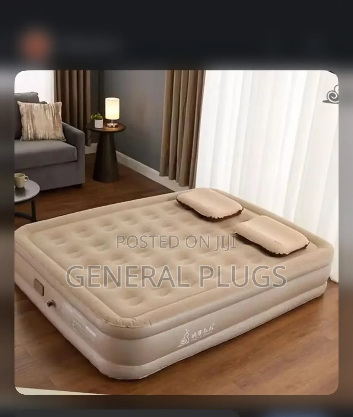 Turn Any Room Into a Bedroom;Inflatable Double Air Mattress