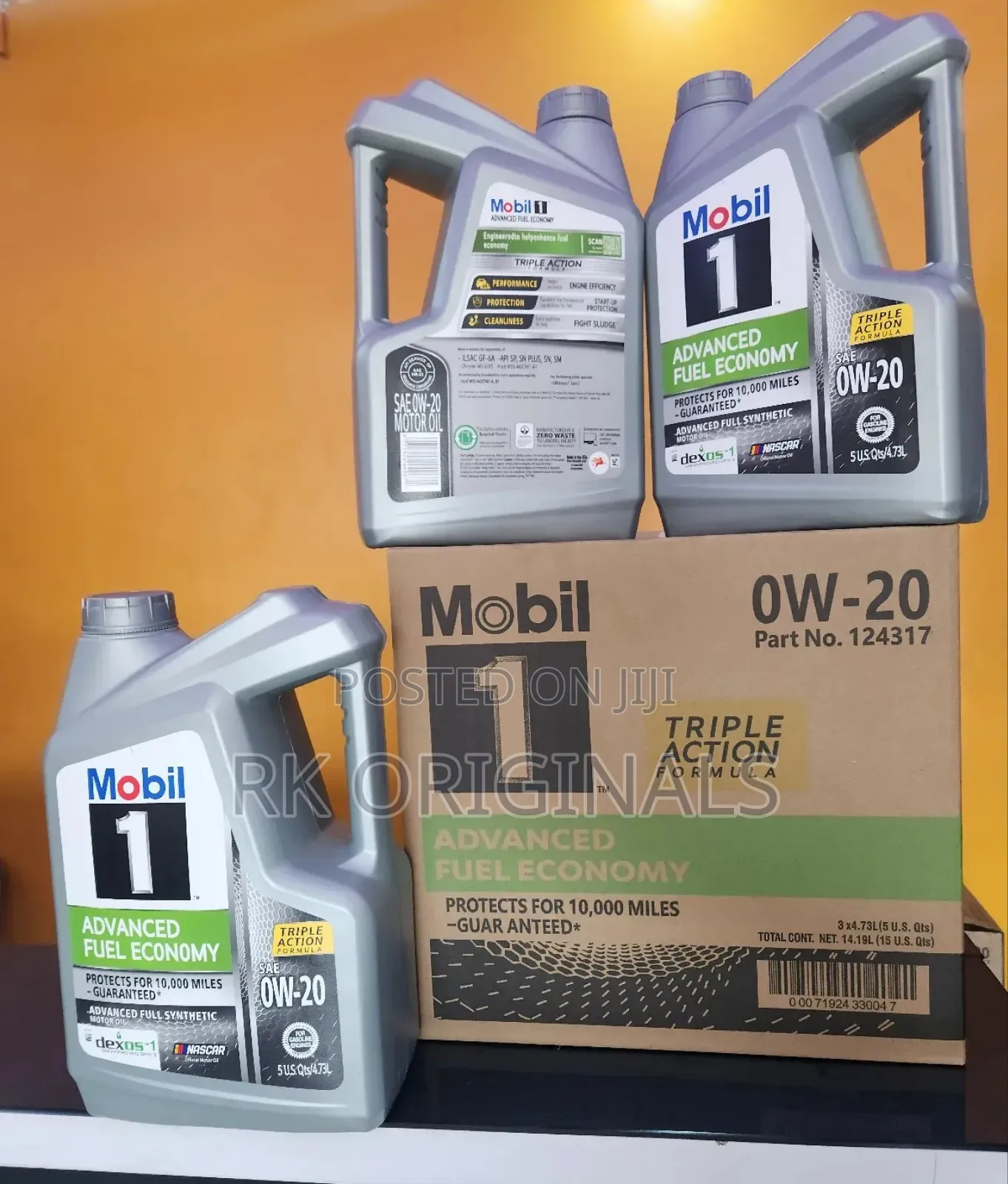 Mobil1 0w20 Advanced Fuel Economy 5l Imported From Usa 🇺🇸