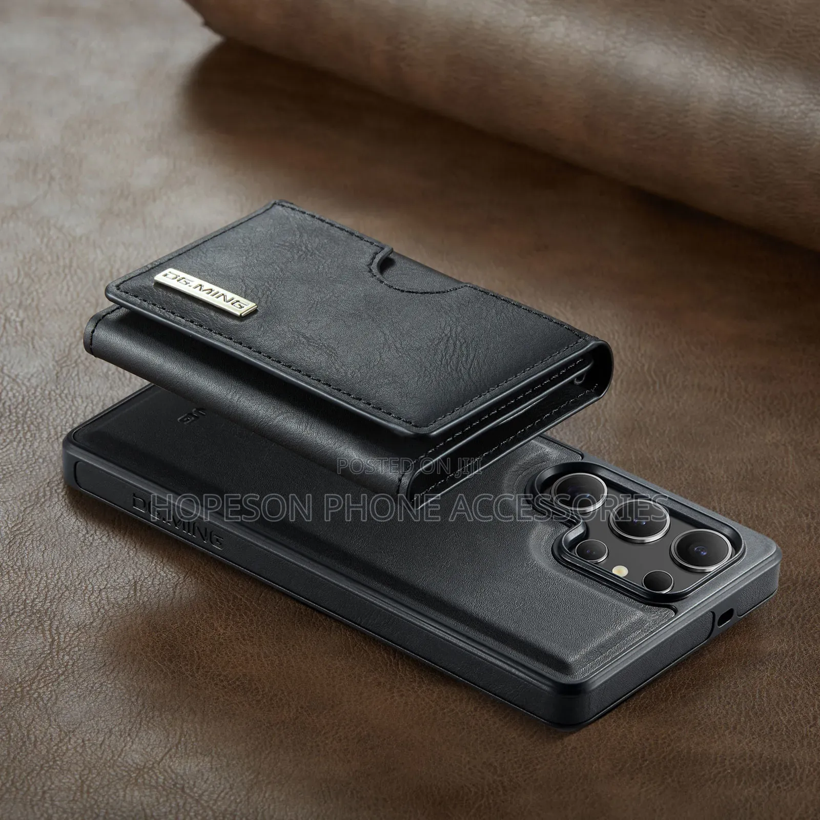 Samsung Magsafe Leather Case With Detachable Magnetic Wallet